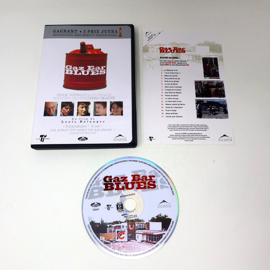 Gaz Bar Blues DVD Testé Québécois Français French Only Serge Thériault Region 1