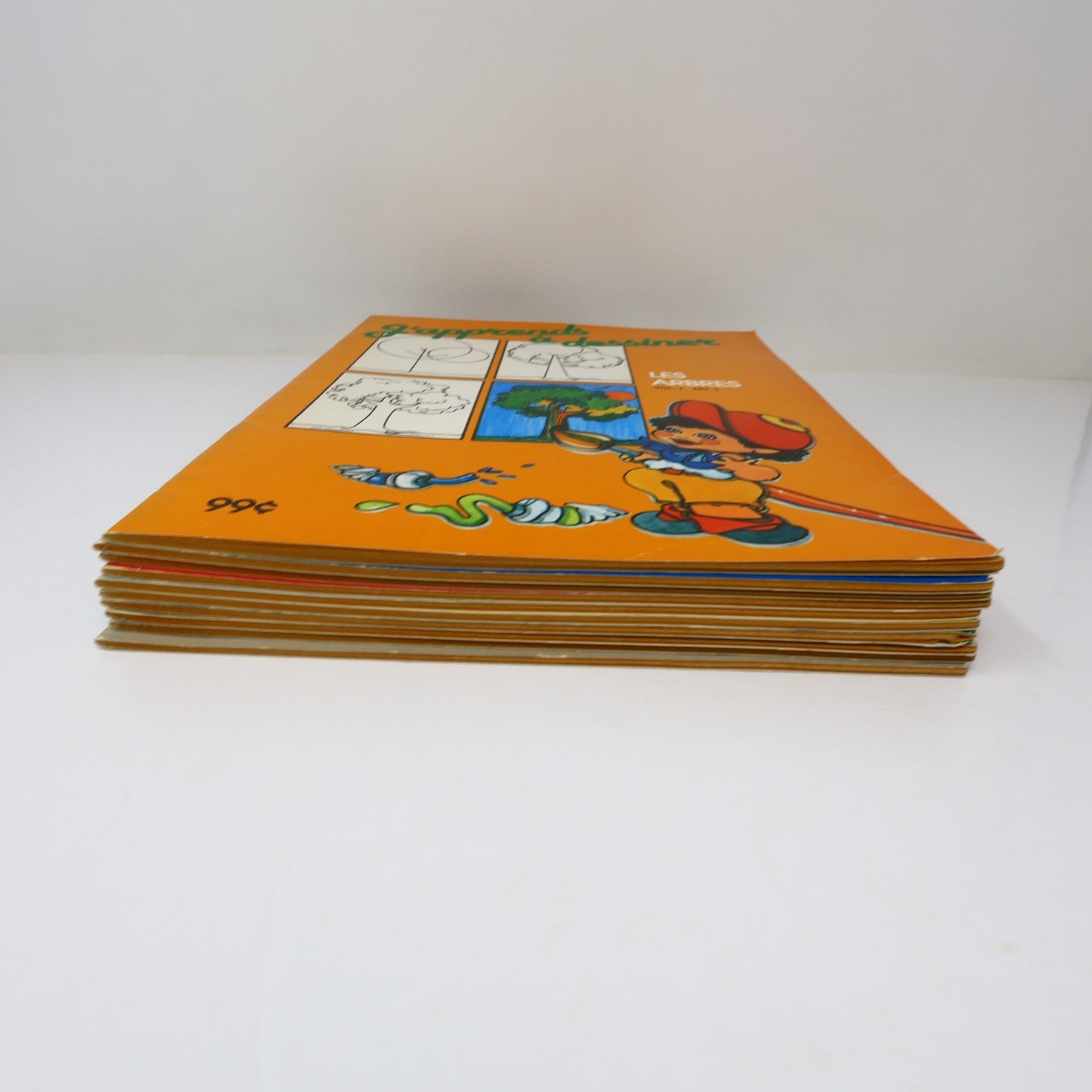 J'Apprends à Dessiner #1-10 Lot 10 Livres à Colorier Québec Agenda Complète 1984