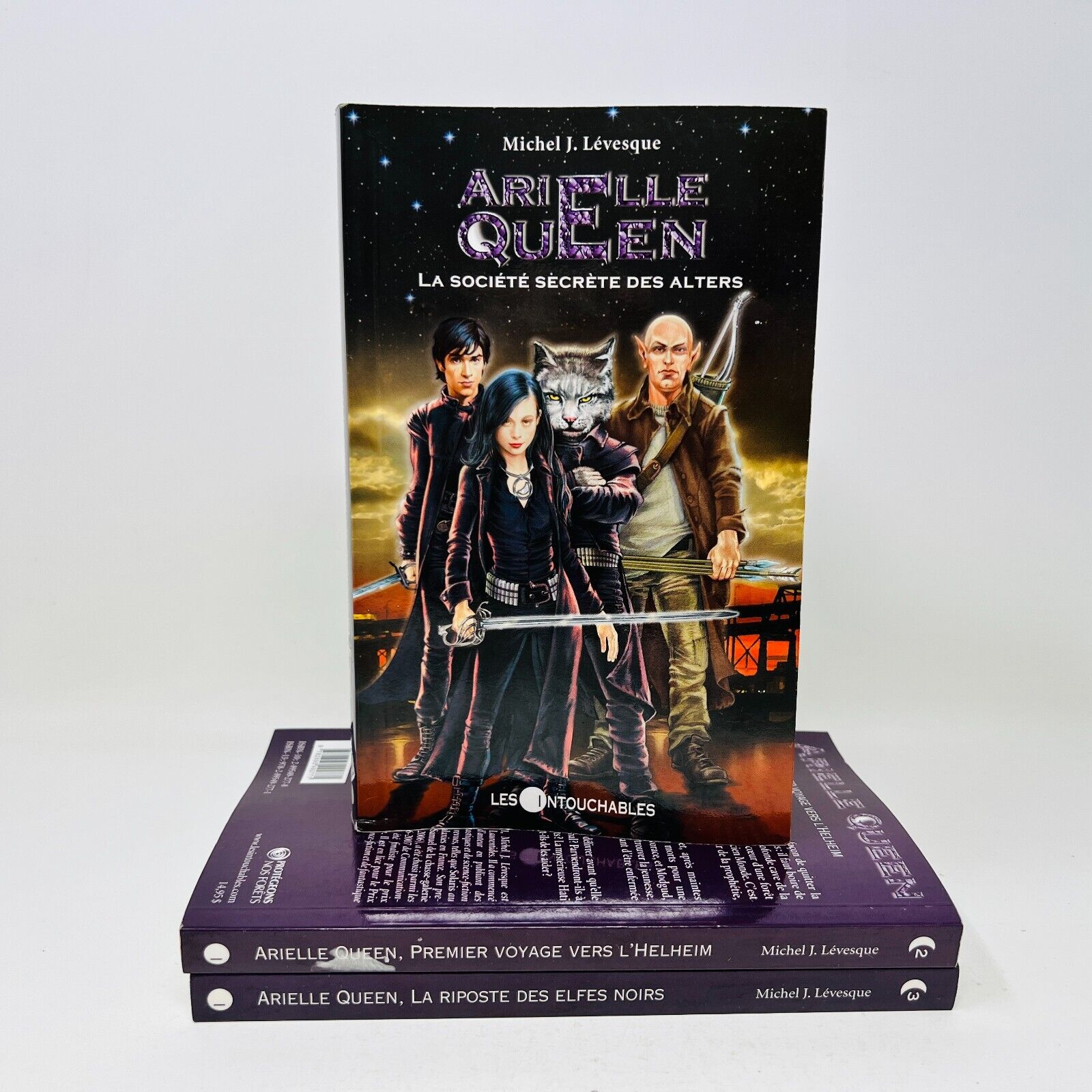 Arielle Queen #1-3 de Michel J. Lévesques Lot Livres Société Secrète des Alters