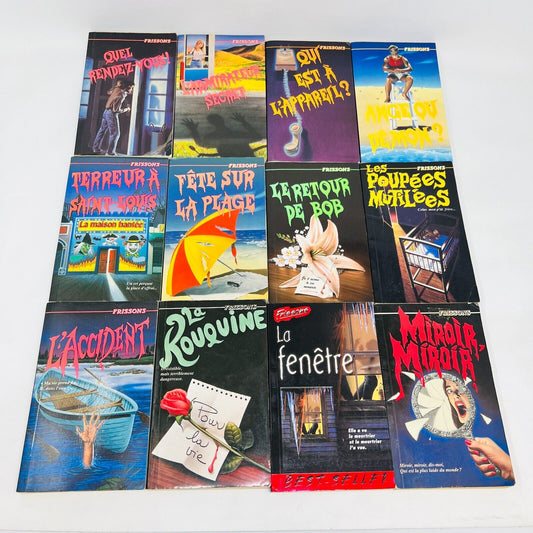 30x Frissons EH Lot Livres Quel Rendez-Vous/La Rouquine/Fenêtre Stine Français