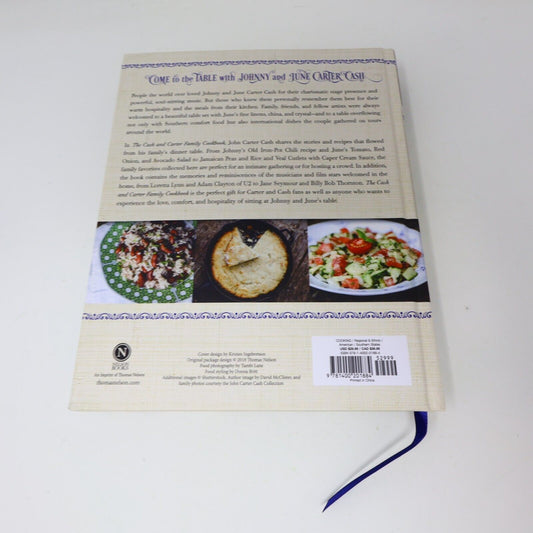 2018 The Cash and Carter Family Cookbook John Carter Cash 1st Print Hardcover HC