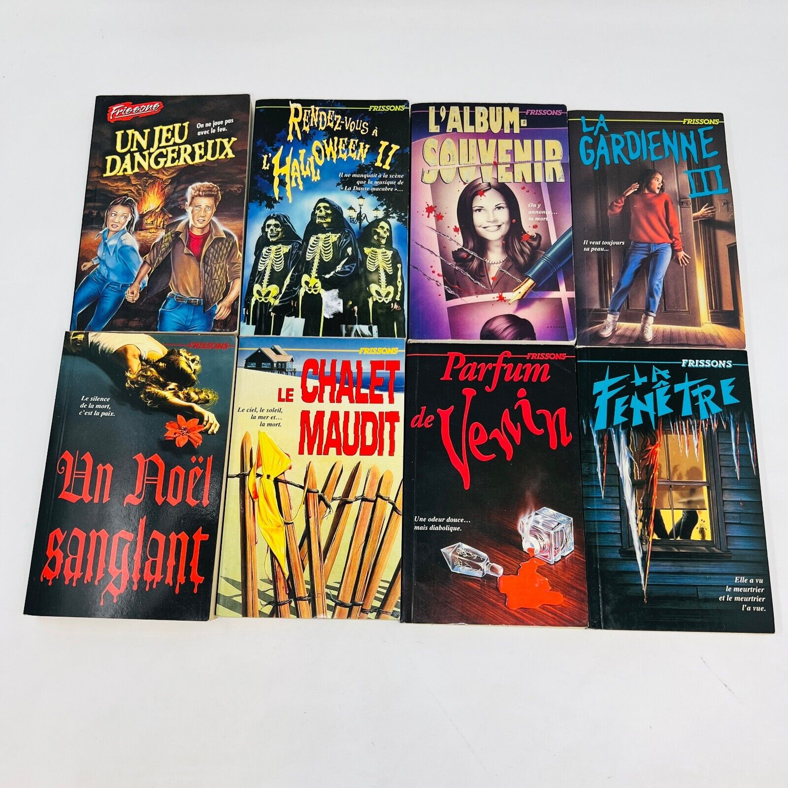 14x Frissons EH Lot Livres Quel Rendez-Vous!/Un Jeu Dangereux/La Rouquine Stine