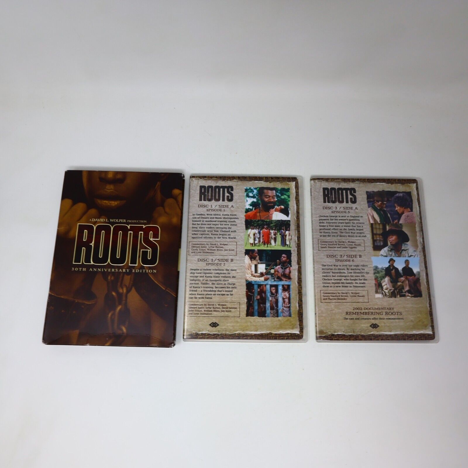 Roots 30th Anniversary Edition DVD Set Tested English / Spanish NTSC John Amos
