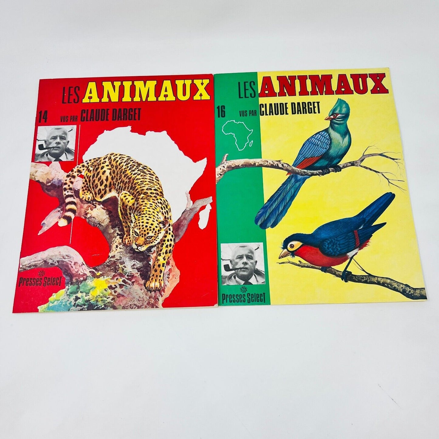 12x Les Animaux Vus par Claude Darget Presses Select Français 1960s Lot Livres