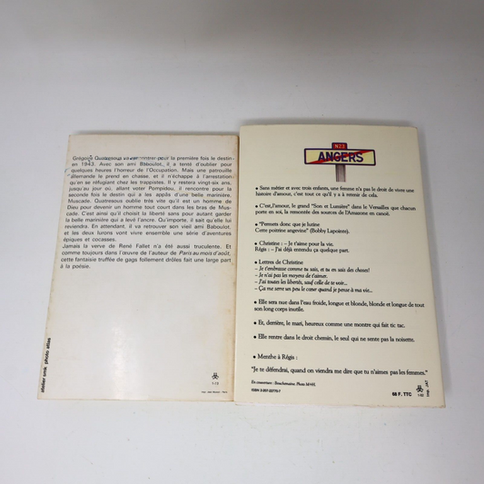 René Fallet L'Angevine Le Braconnier de Dieu Littérature Française Lot 2 Livres