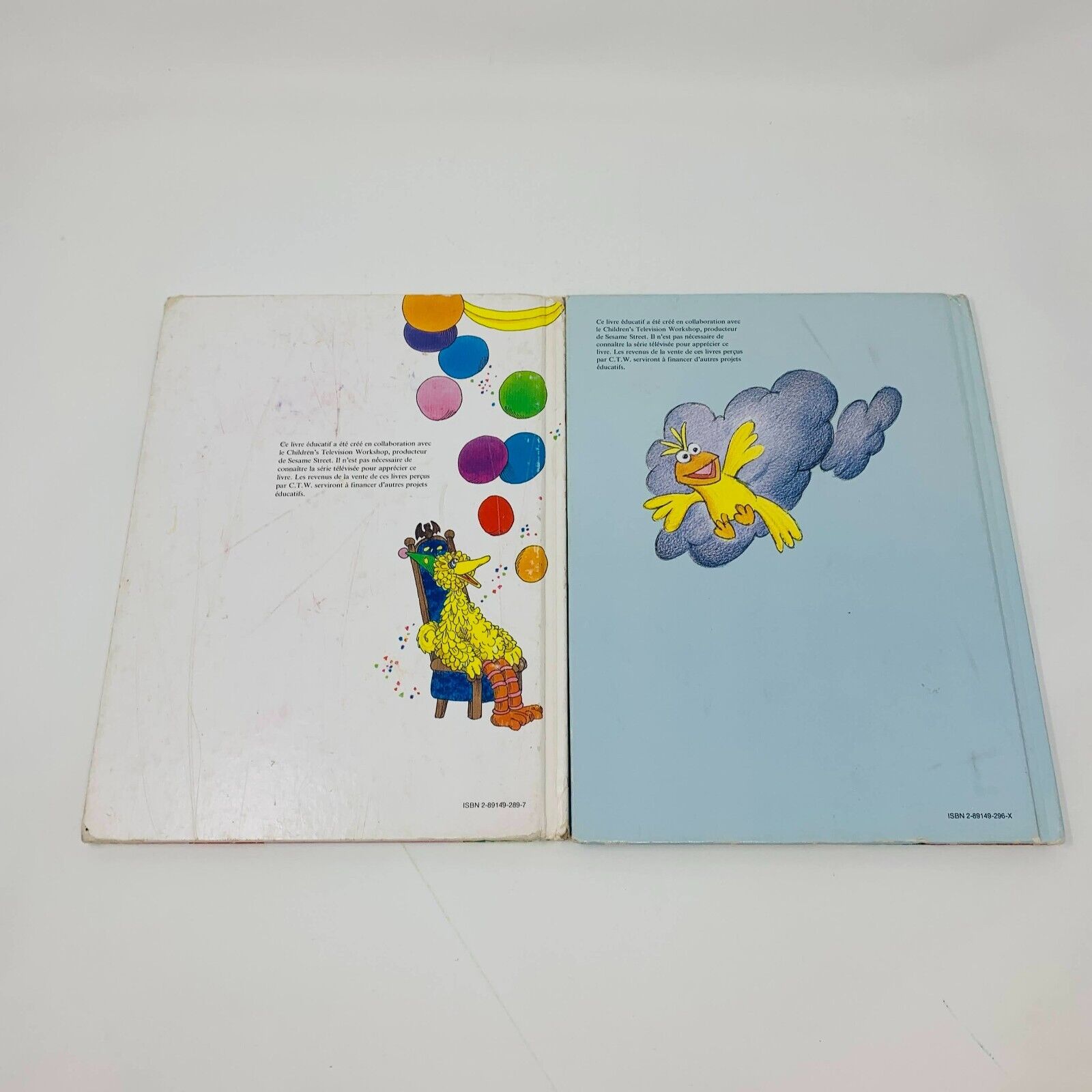 10x Club du Livre Rue Sesame Street Enfants Français French Children Lot 1980s