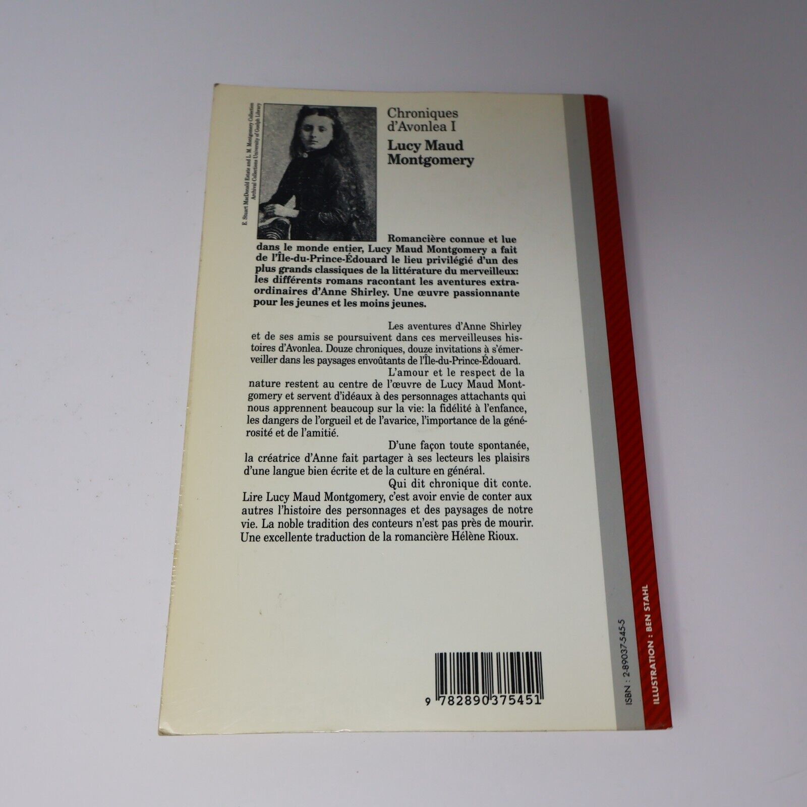 2006 Chroniques d'Avonlea #1 de Lucy Maud Montgomery Paperback PB Français Livre