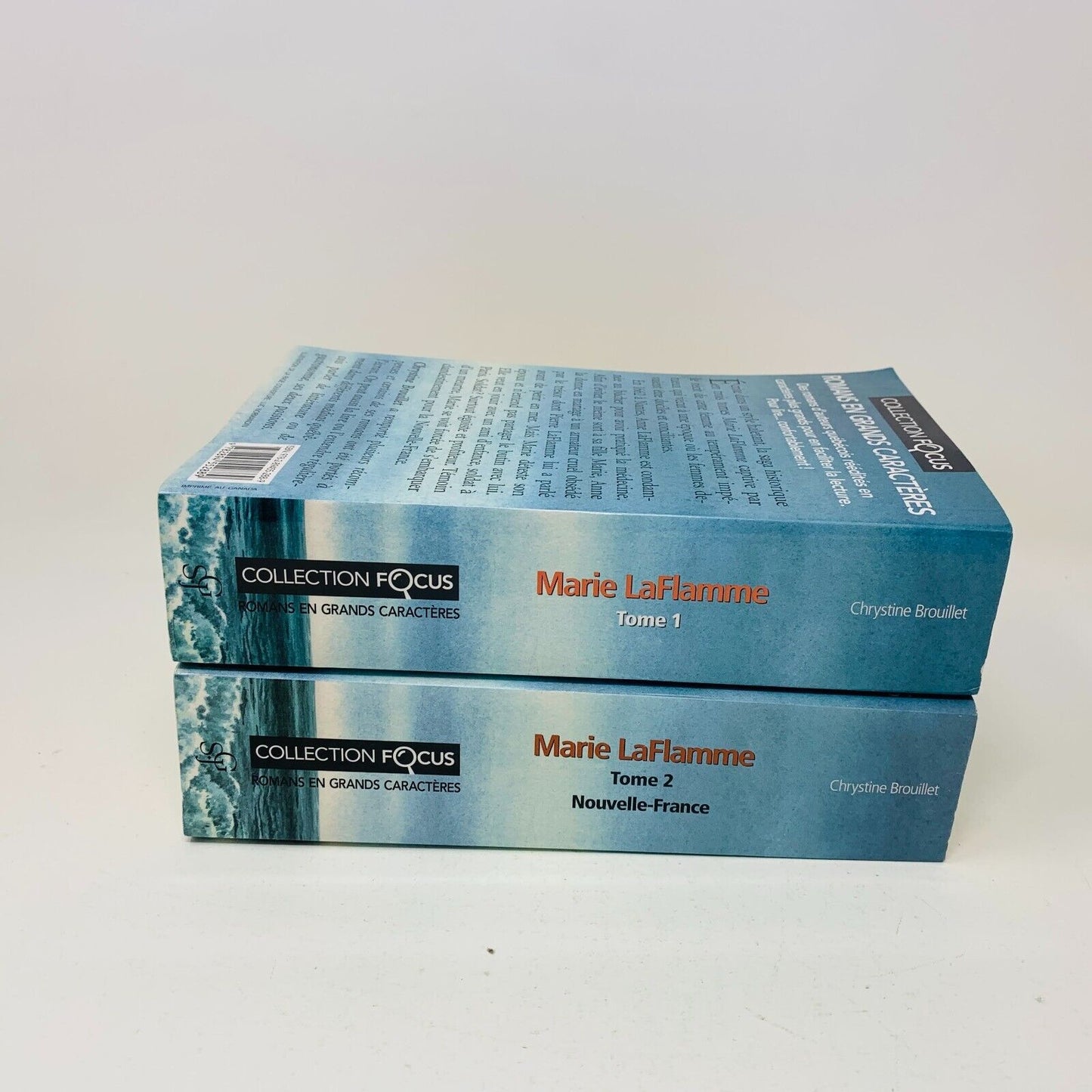 Marie Laflamme Tomes 1-2 Romans en Grands Caractères Chrystine Brouillet Lot