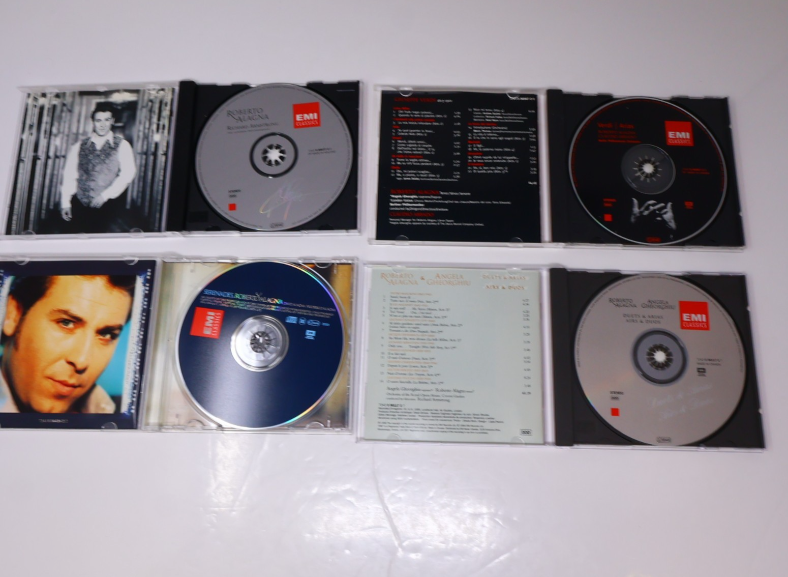Roberto Alagna 6 CD Lot Serenades/Verdi Arias/Duets & Arias/Verdi Per Due