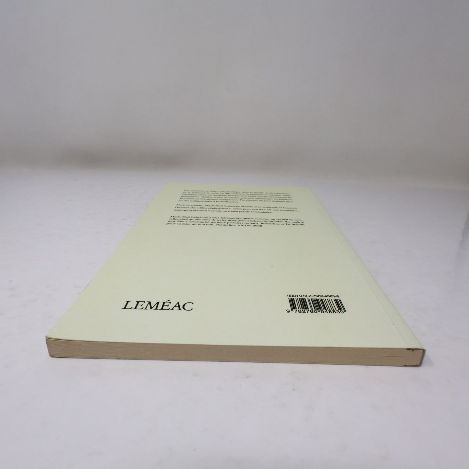 225 Milligrammes de Moi Marie-Sissi Labrèche Leméac 2021 PB Français French Book