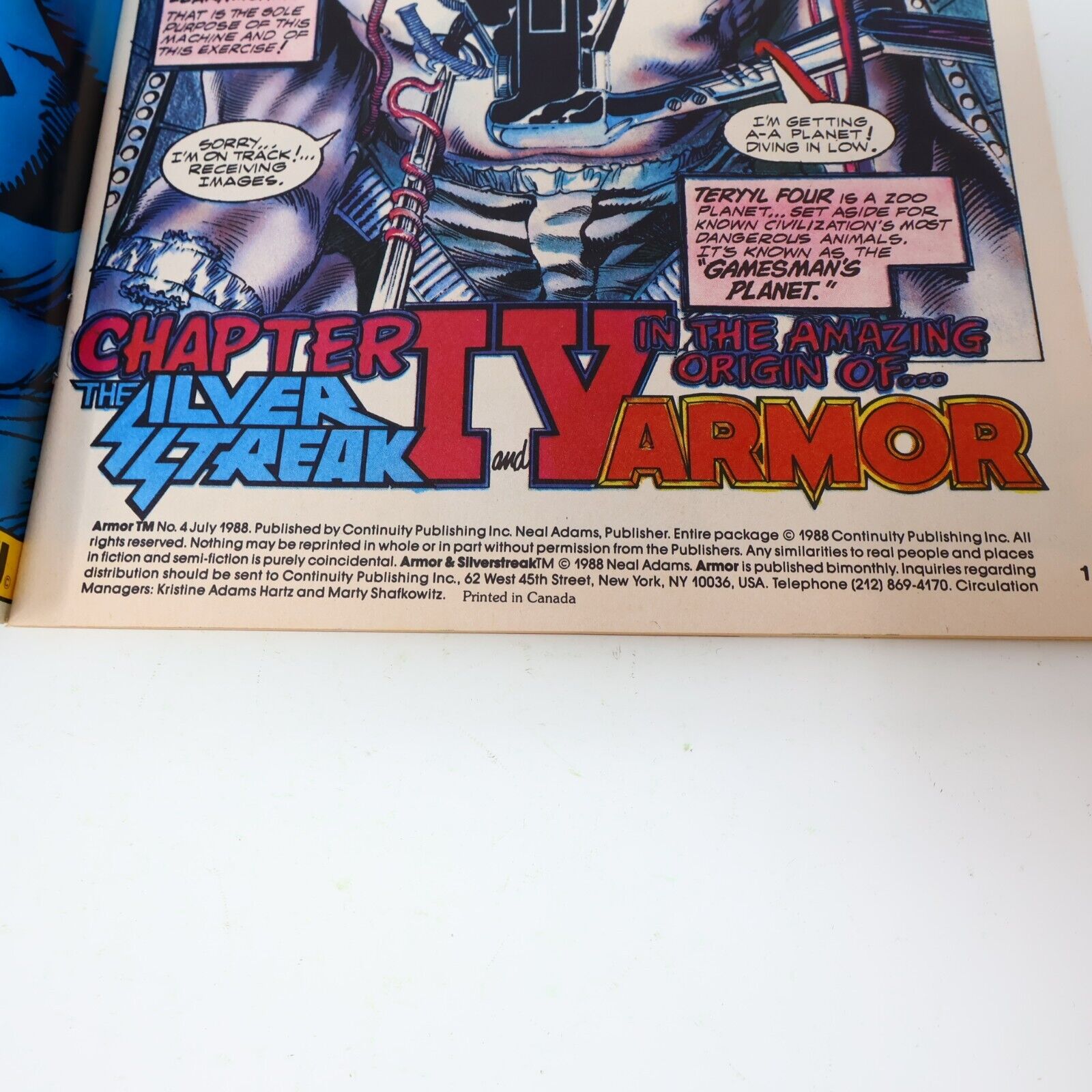 Lot 2 Comics Armor and the Silver Streak #2 4 Neal Adams Continuity 80s
