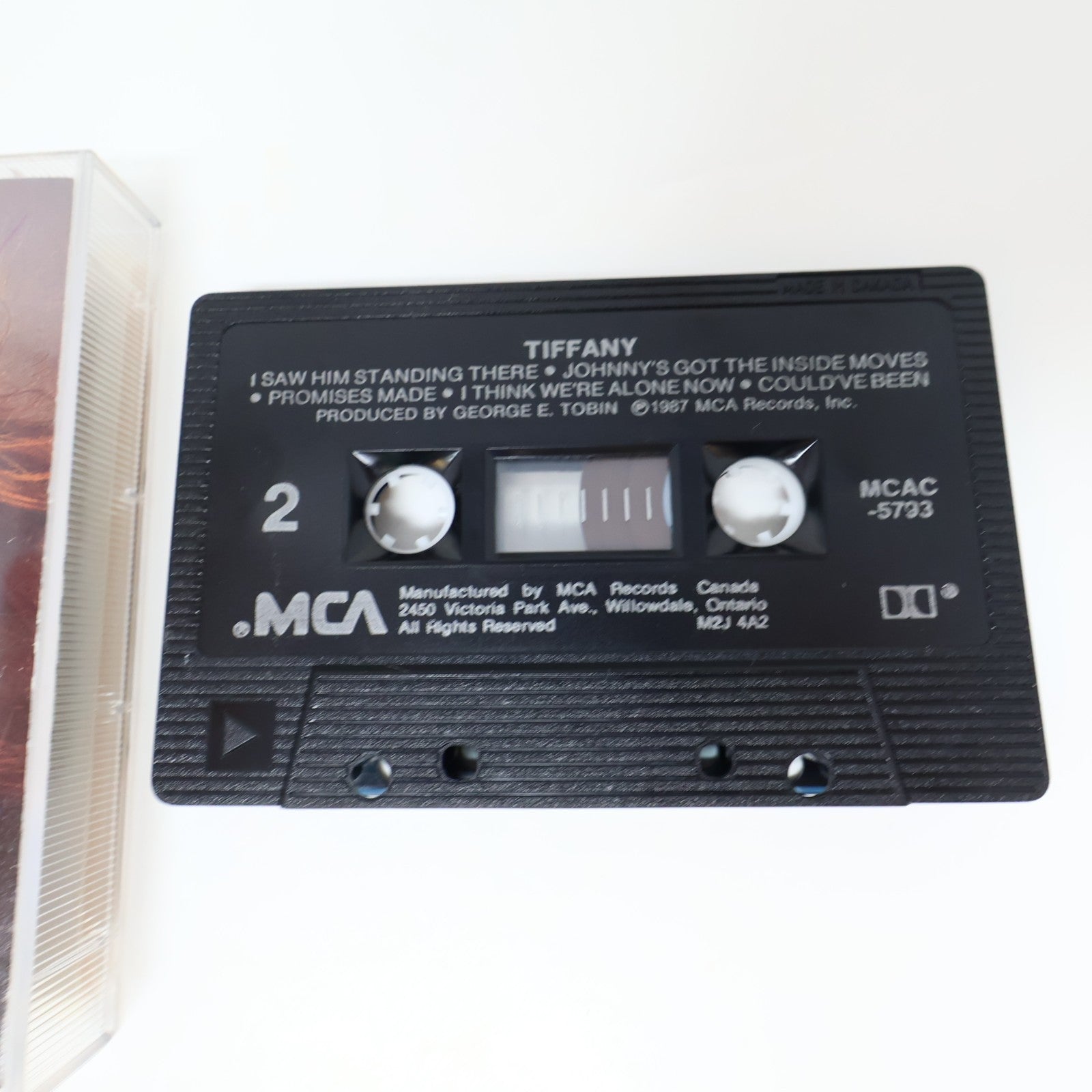 Tiffany Self-Titled Cassette 1987 Should've Been Me/Danny/Spanish Eyes MCAC-5793