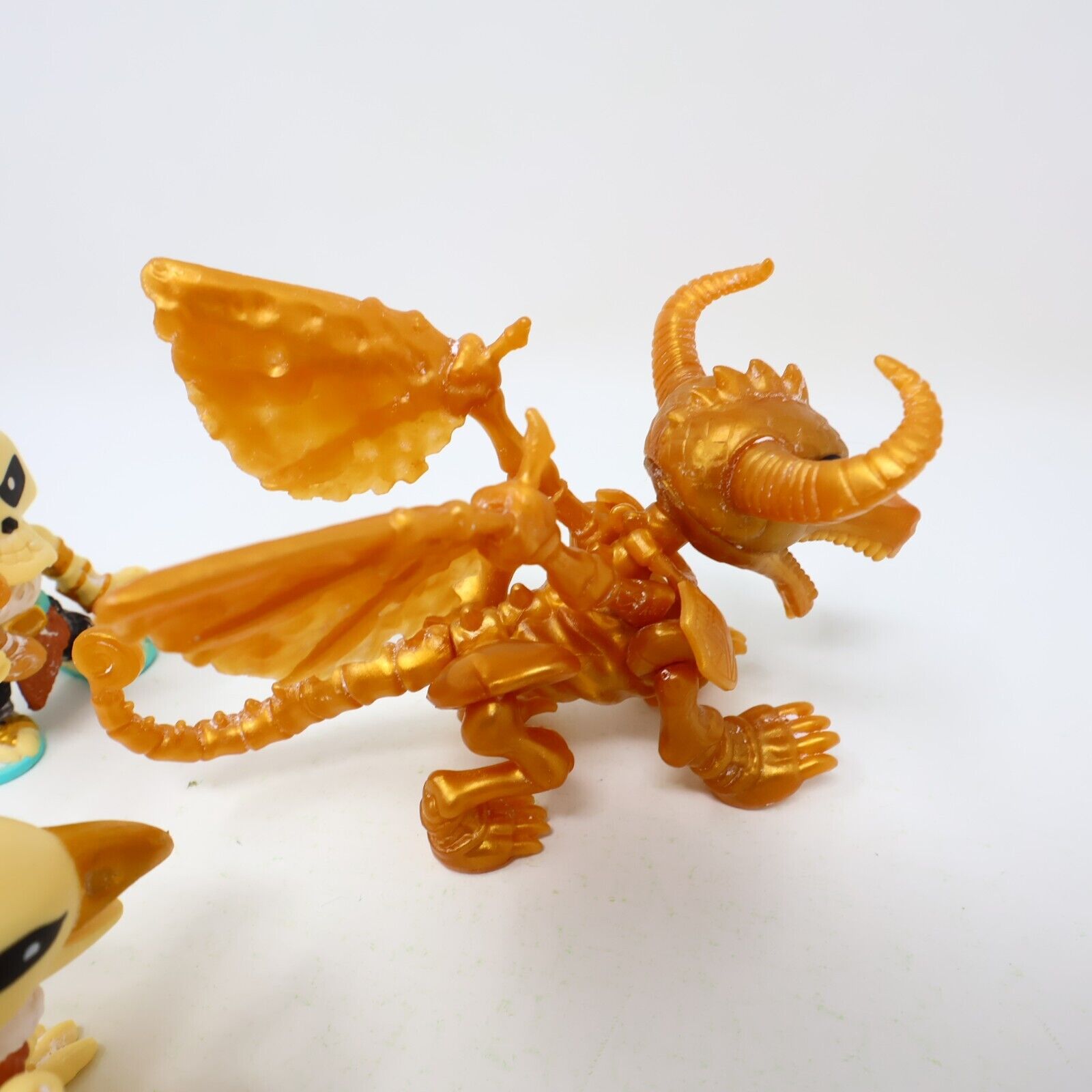 Lot 3 Treasure X Dragons Gold Figures Azgardian Erik Blingblade Crow Bar Moose