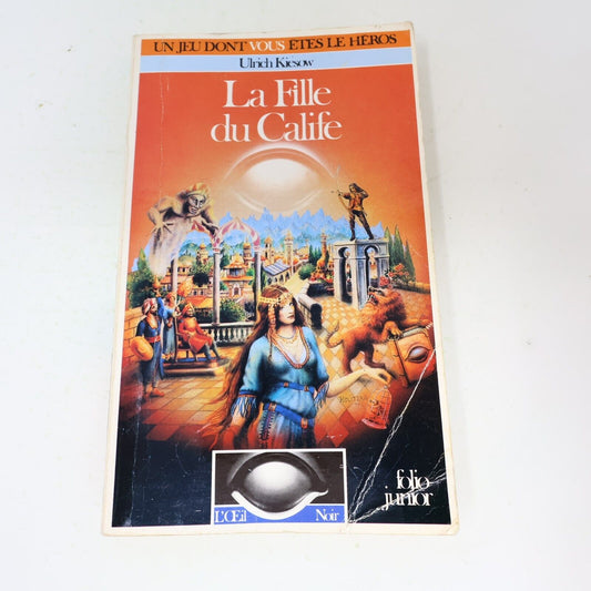 1985 L'Oeil Noir #3 La Fille du Calife LDVELH Jeu dont vous êtes le héros RPG PB