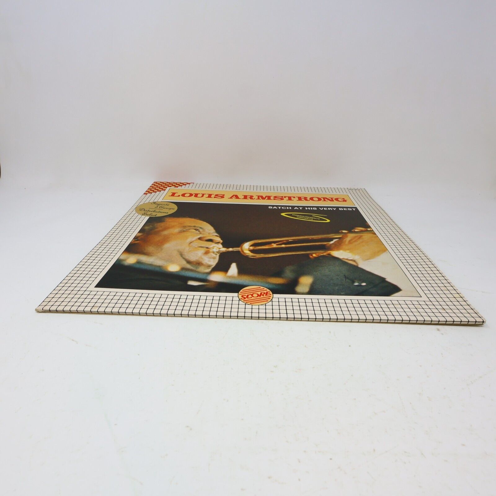 Louis Armstrong Satch at his Very Best LP Vinyl Record SCO 8975 Sleeve in French