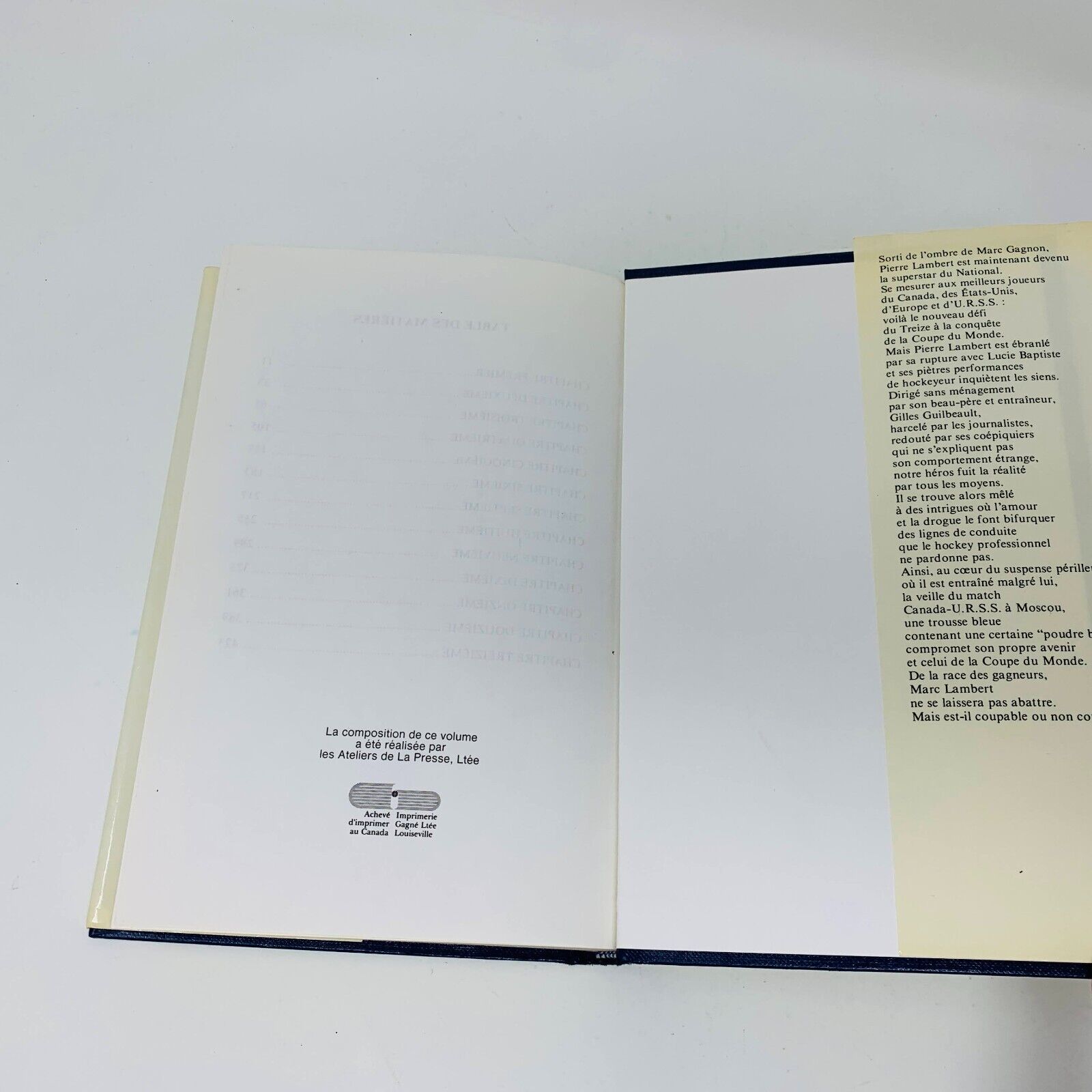 Lance et Compte 1-2 Renald/Réjean Tremblay Lot de 2 Livres Hockey Pierre Lambert