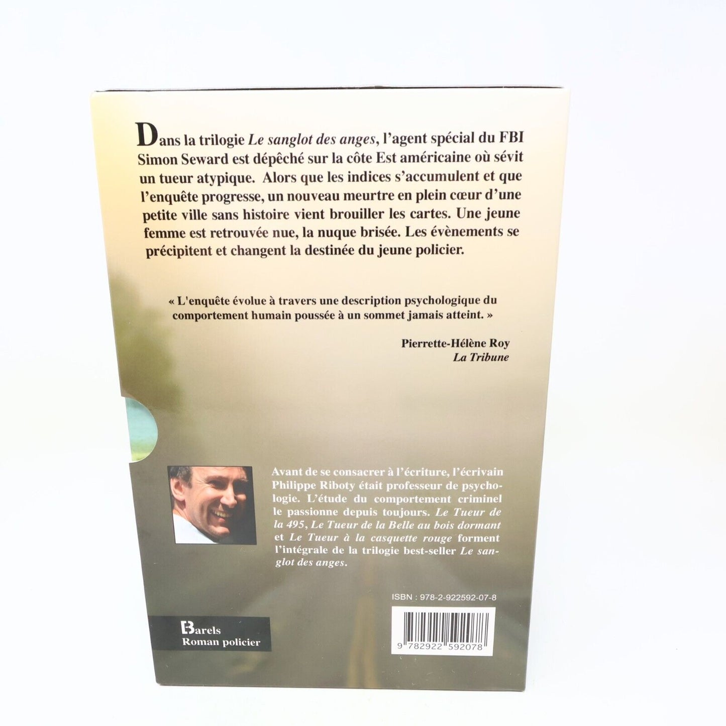 2008 Trilogie le Sanglot des Anges Philippe Riboty Coffret Barels Roman Policier