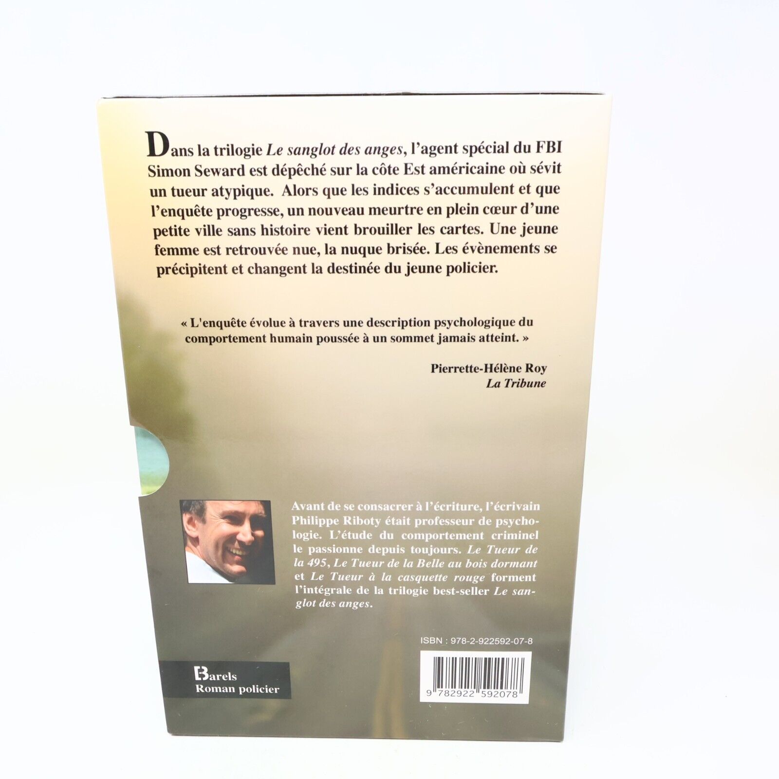 2008 Trilogie le Sanglot des Anges Philippe Riboty Coffret Barels Roman Policier