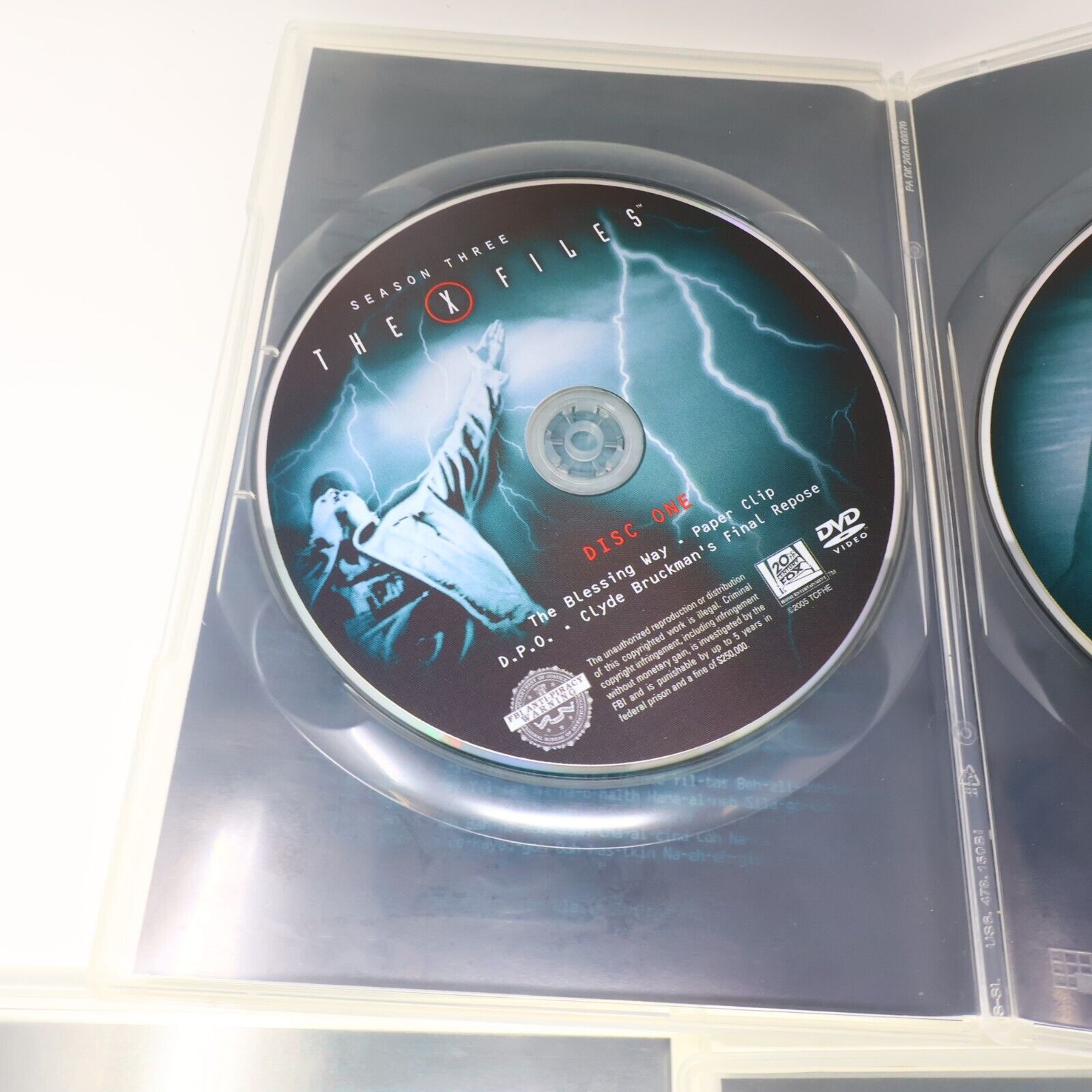 The X Files / Aux Frontières du Réel Season #1-2-3 DVD Lot NTSC David Duchovny