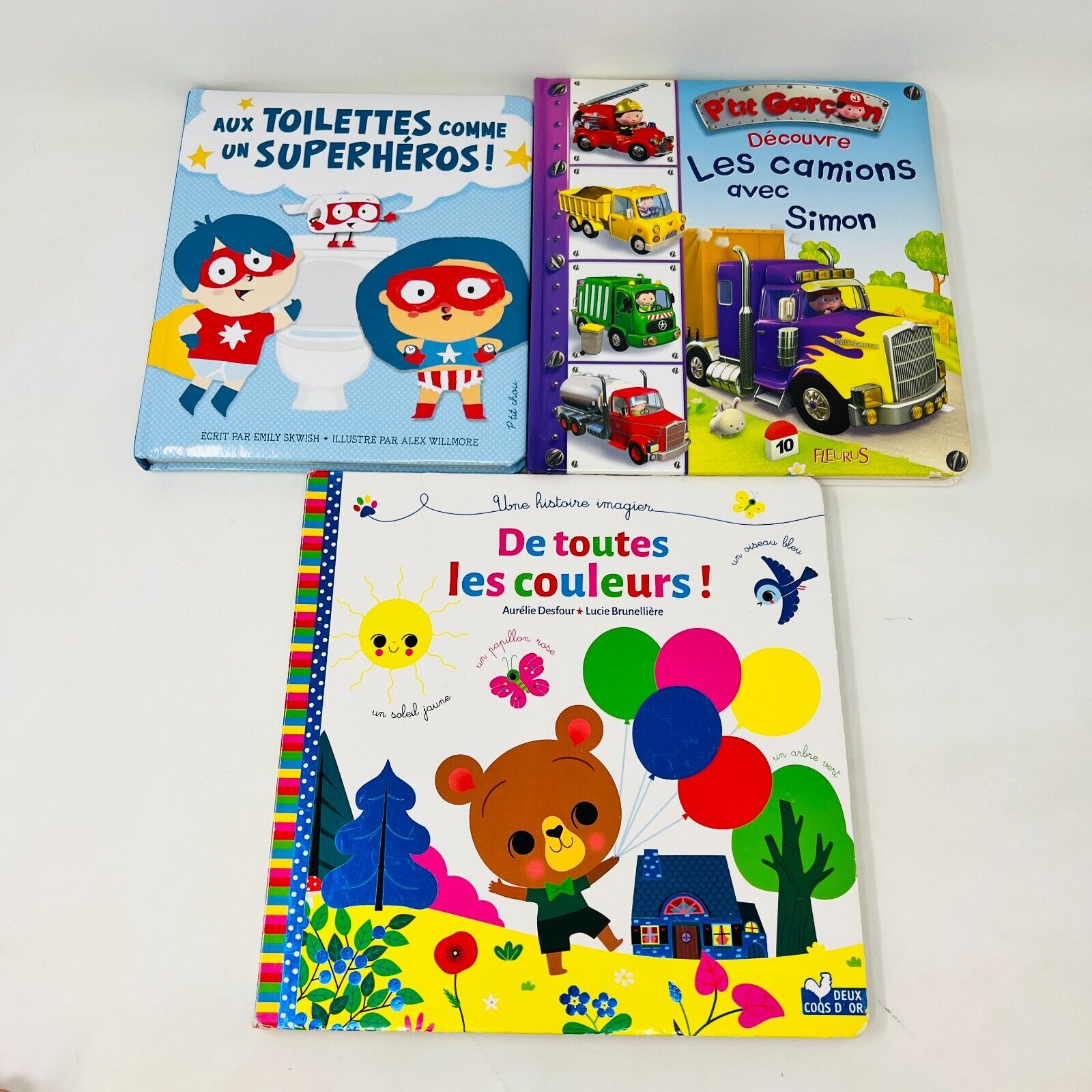 11x Livres Petite Enfance en Français/Very Young Children Books Lot in French