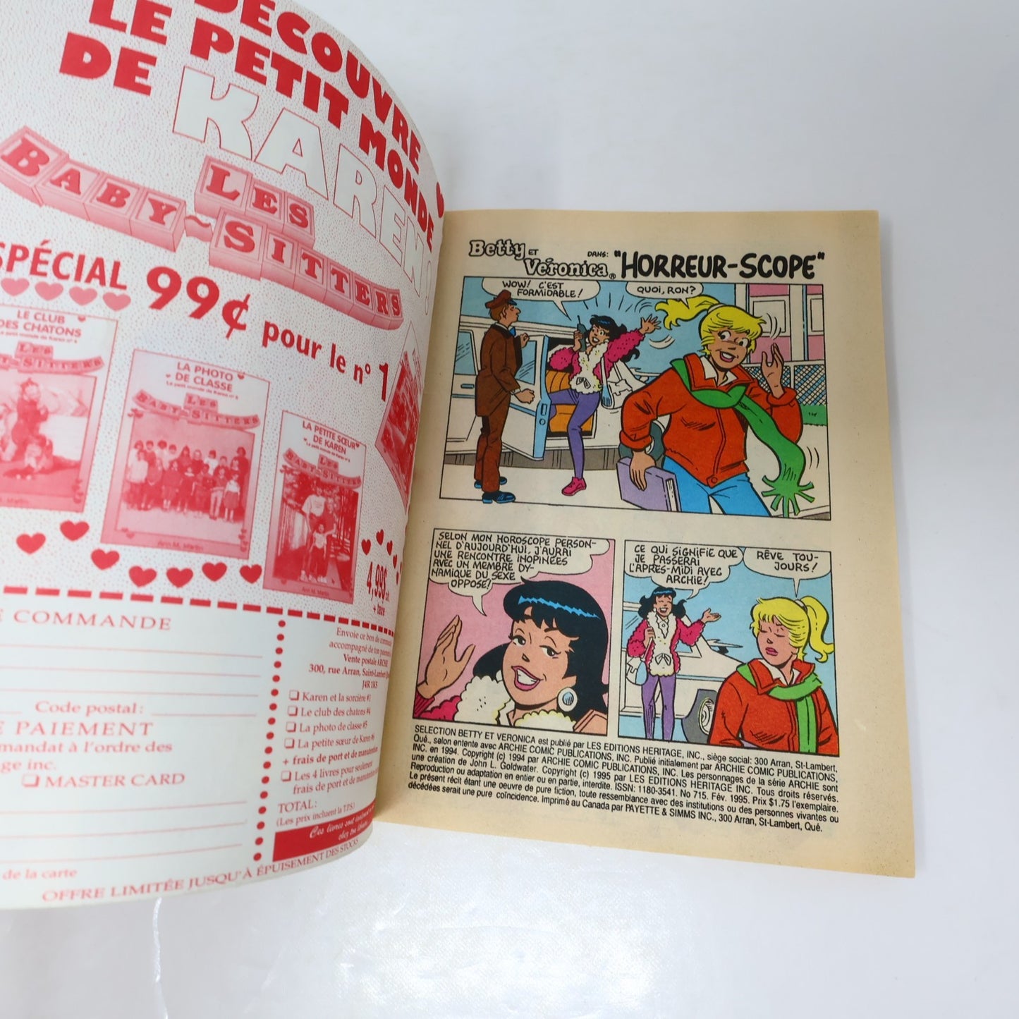 Sélection Jughead et Archie/Betty et Véronica Lot 14 Bandes dessinées EH French