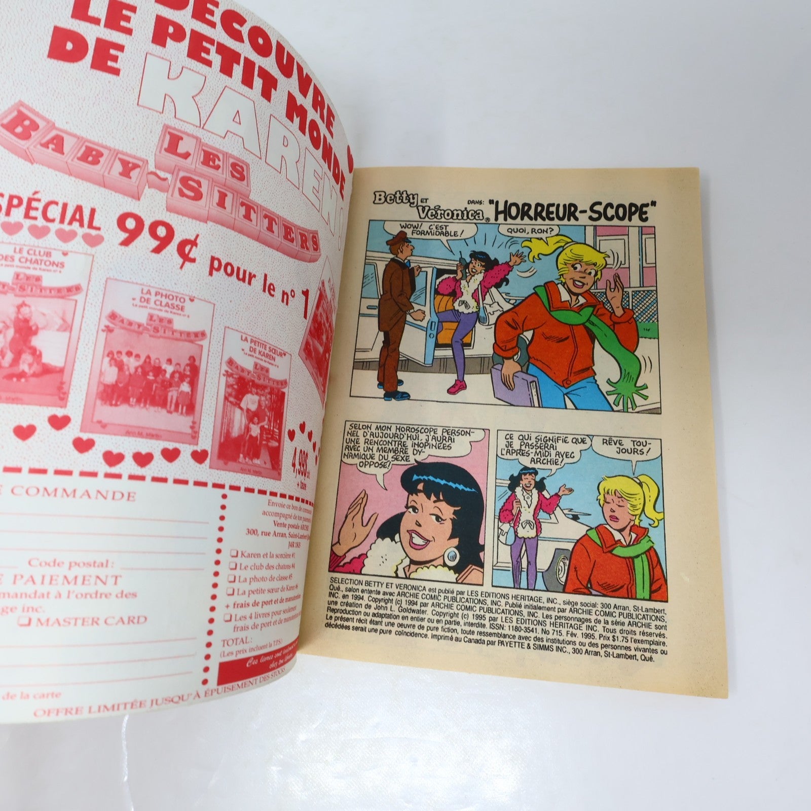 Sélection Jughead et Archie/Betty et Véronica Lot 14 Bandes dessinées EH French