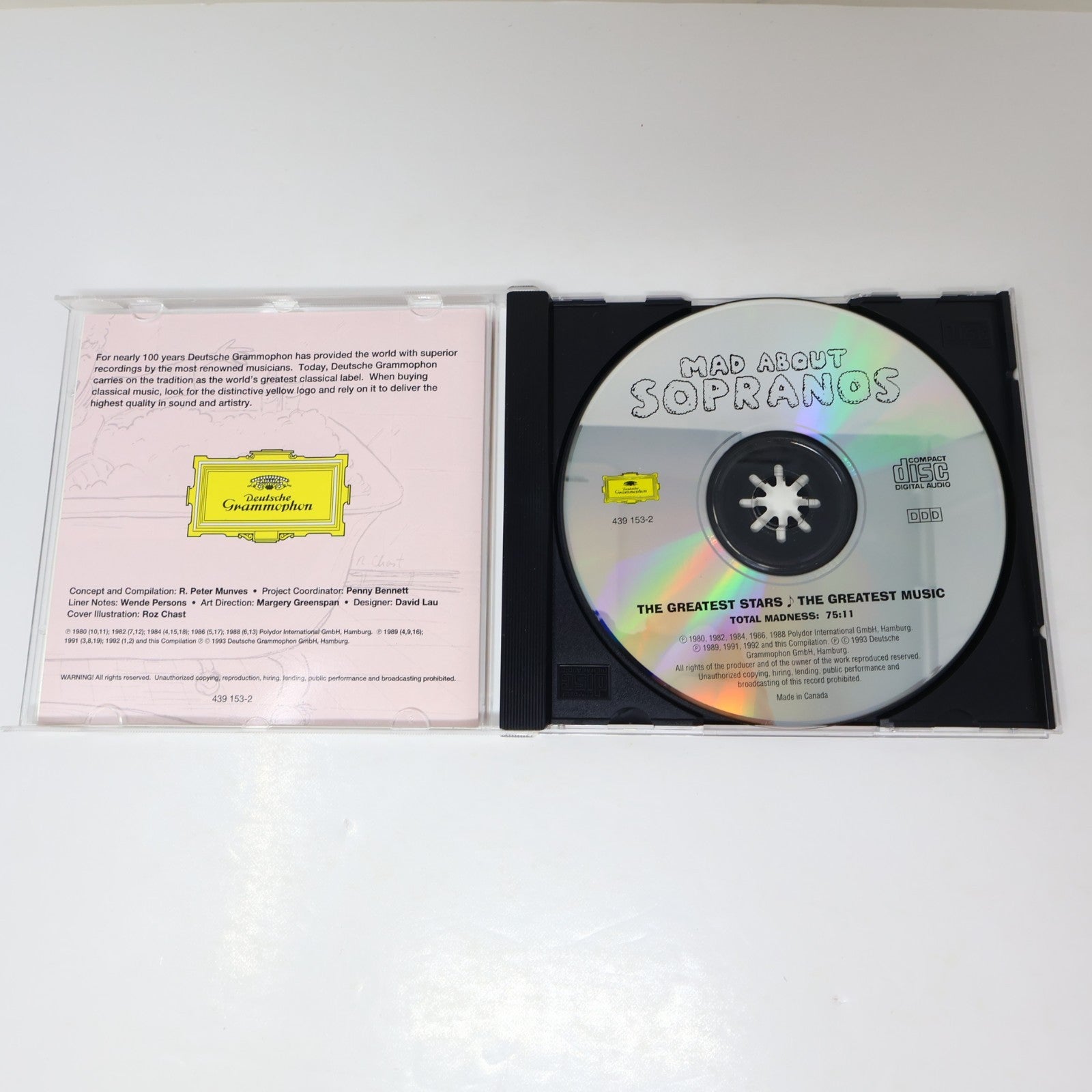 Mad About Tenors/Sopranos 2 CD Lot Deutsche Grammophon Puccini/Verdi/Offenbach