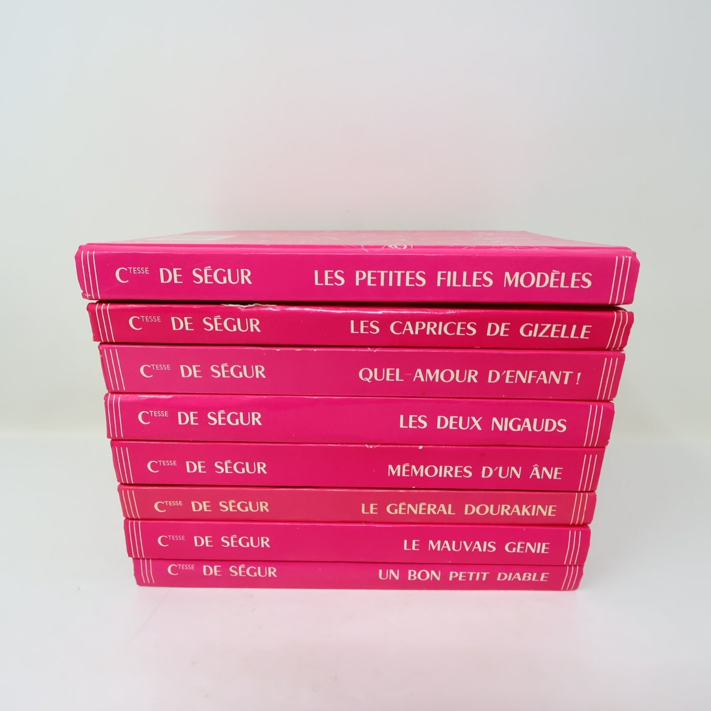 Comtesse de Ségur Lot 8 Livres Casterman Deux Nigauds/Petites Filles Modèles HC
