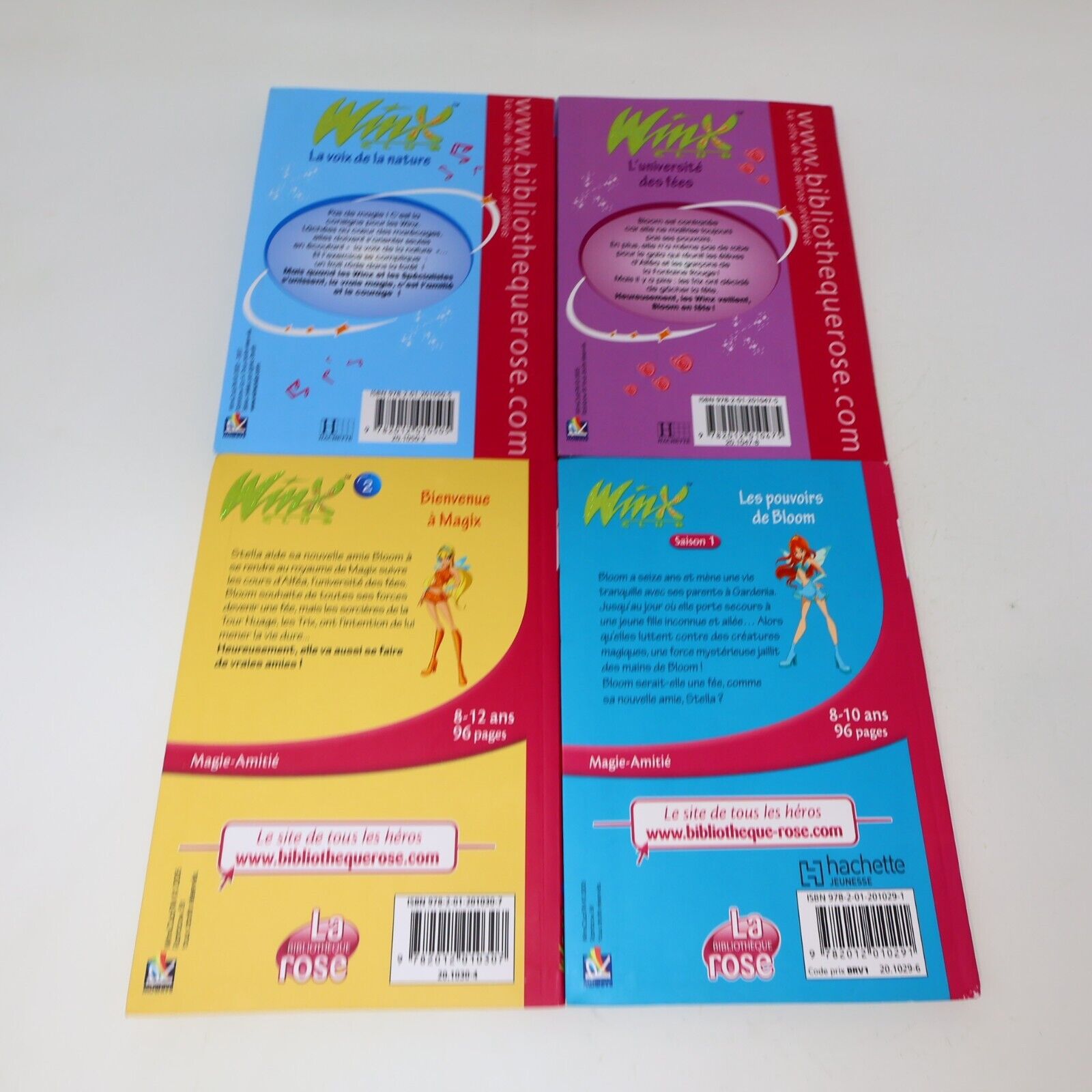 Winx Club La Bibliothèque Rose Enfants Ados Fées Lot 40 Livres Français French