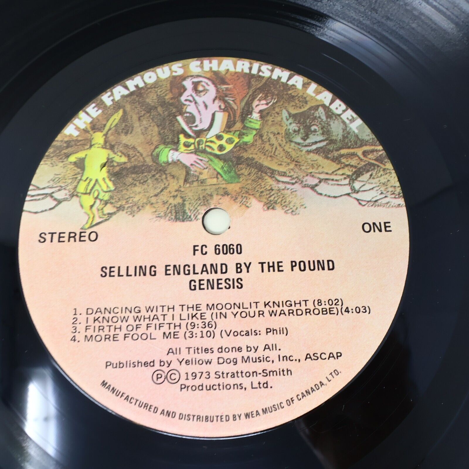 Genesis Selling England By The Pound LP Record Charisma FC 6060 Canada 1973