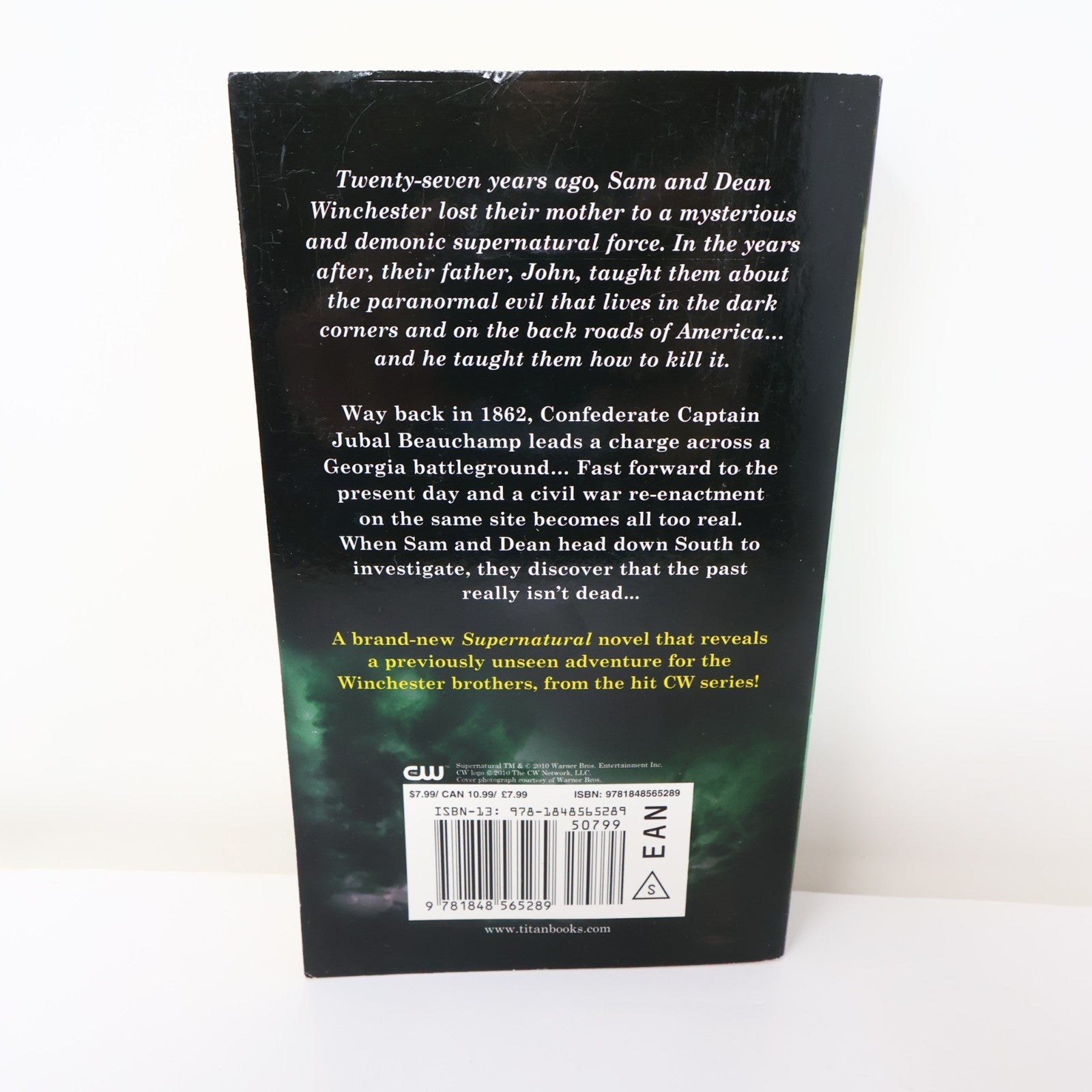 Supernatural The Unholy Cause Joe Schreiber Titan Books 2010 PB Horror Fantasy