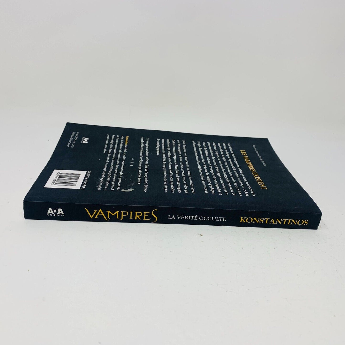 2009 Vampires La Vérité Occulte de Konstantinos ADA Livre Français/French PB