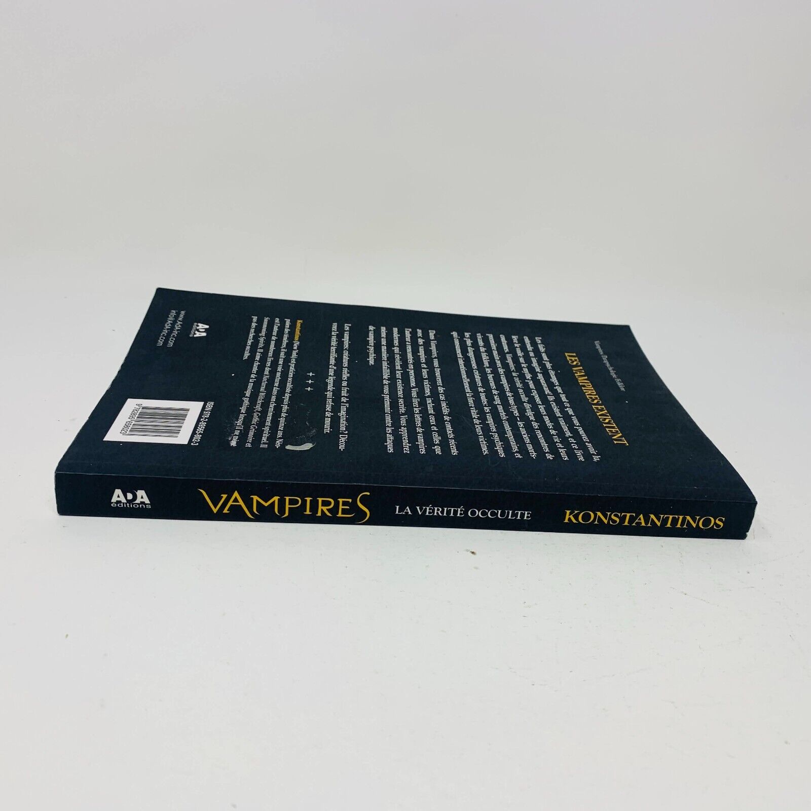 2009 Vampires La Vérité Occulte de Konstantinos ADA Livre Français/French PB
