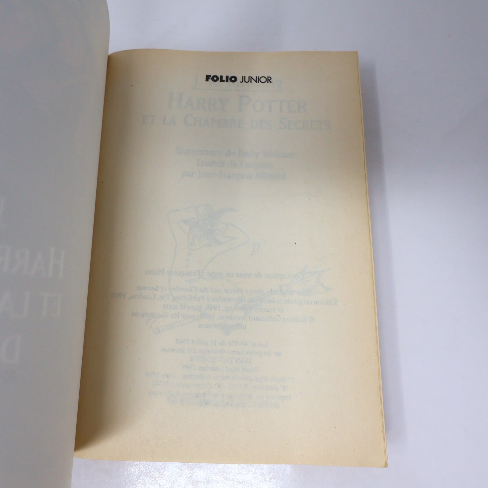 Harry Potter et la Chambre des Secrets Livre Première Édition Illustrée Mar 1999
