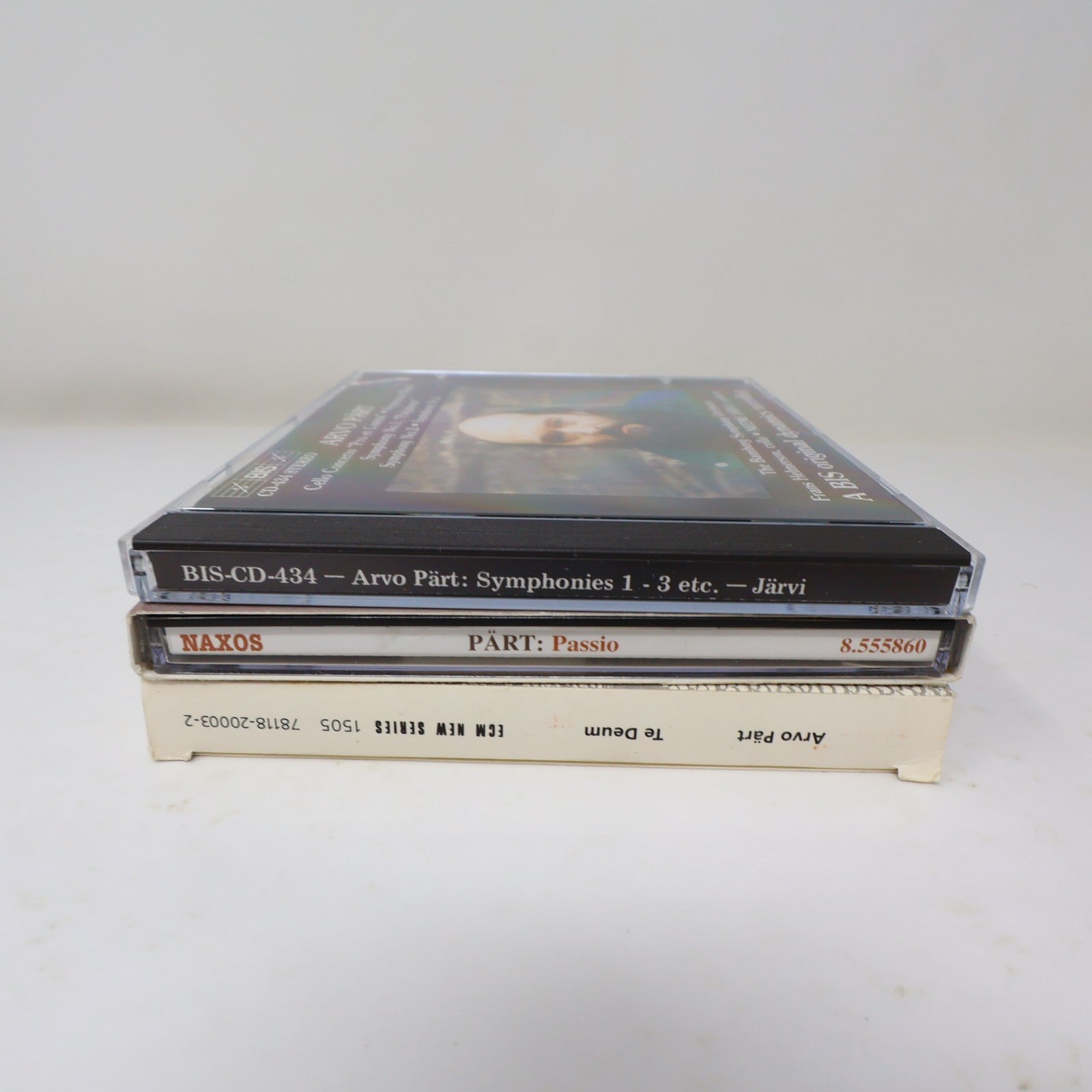 Arvo Pärt 3 CDs Lot Passio/Te Deum/Cello Concerto/"Pro et Contra" Classical