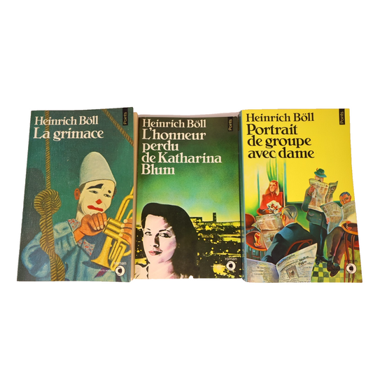 Heinrich Böll Lot 3 Livres Points Grimace/L'Honneur Perdu de Katharina Blum PB