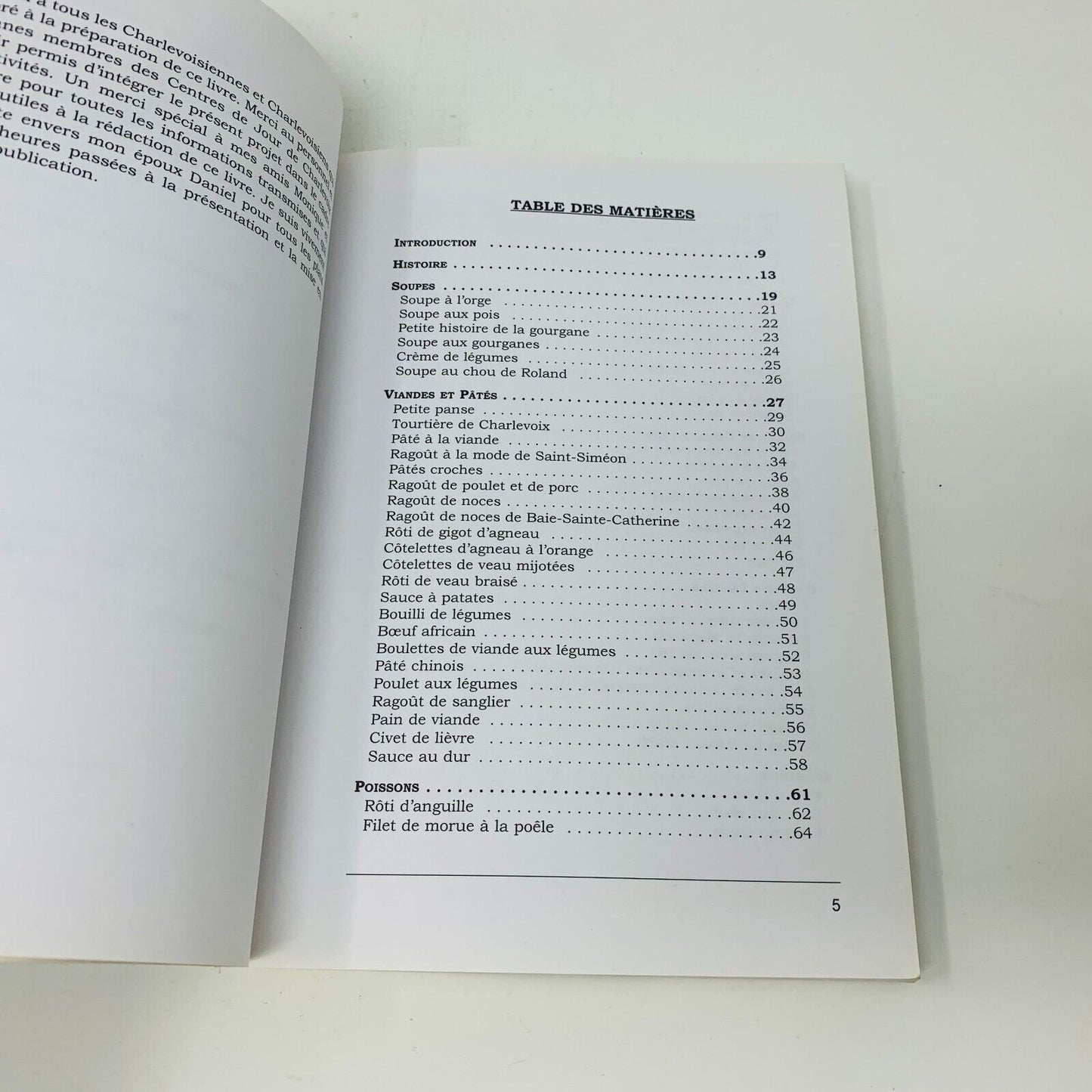 2003 La Cuisine Traditionnelle de Charlevoix M. Mongrain-Dontigny Livre Recettes
