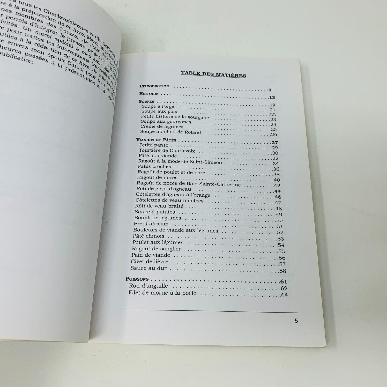 2003 La Cuisine Traditionnelle de Charlevoix M. Mongrain-Dontigny Livre Recettes
