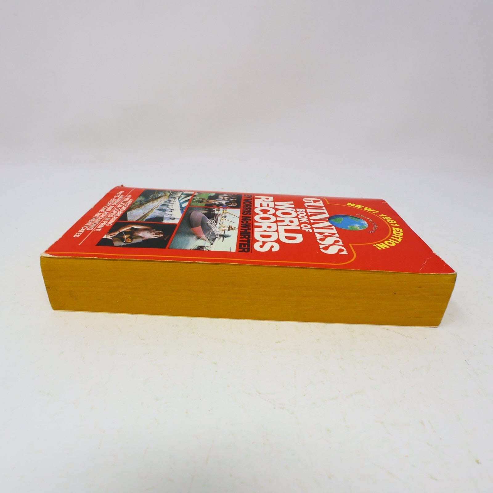 1981 Guinness Book of World Records Norris Mcwhirter Bantam Reference 1st Print