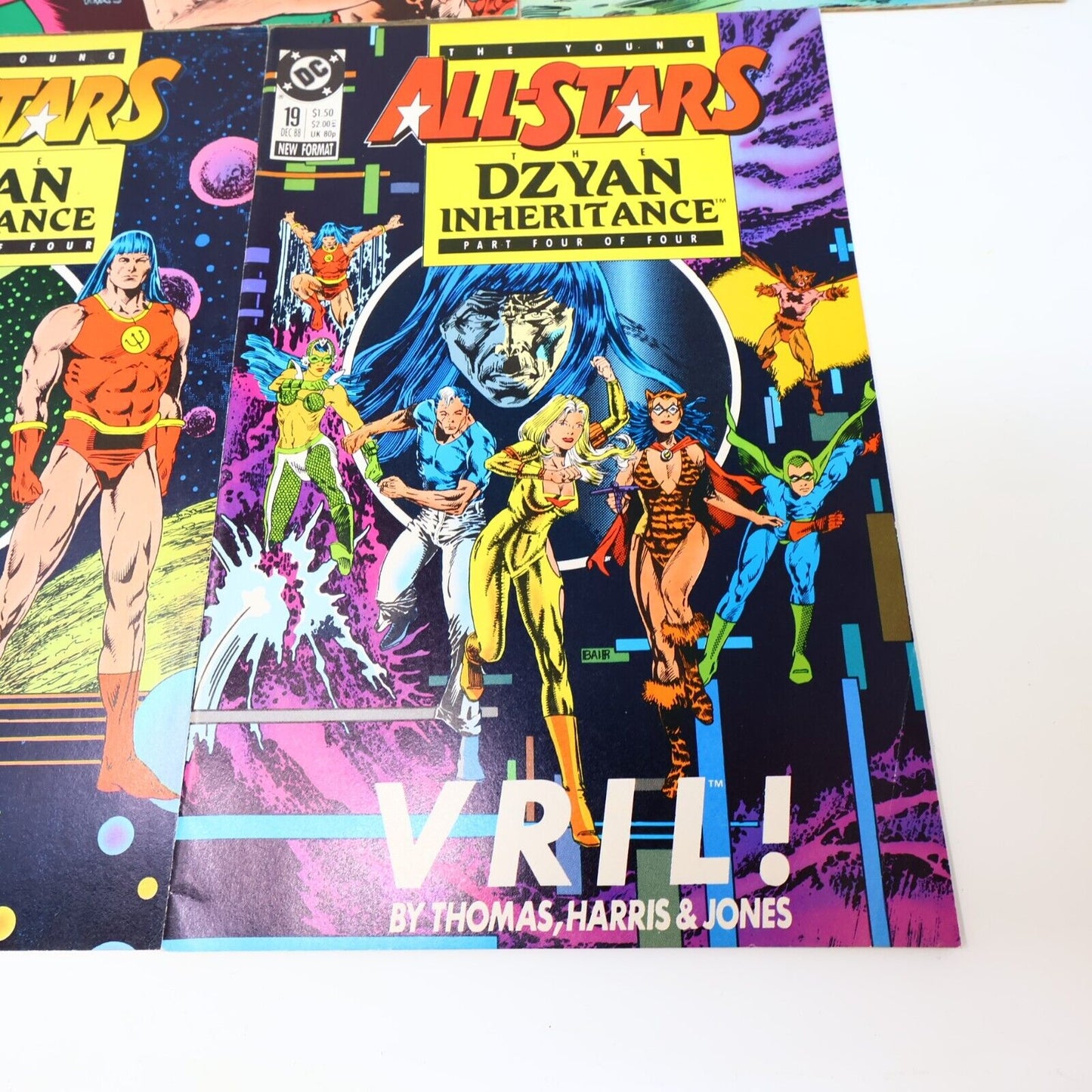 Lot 7 Comics The Young All-Stars #8 13-14 16 19-20 23 DC 1987-88 80s