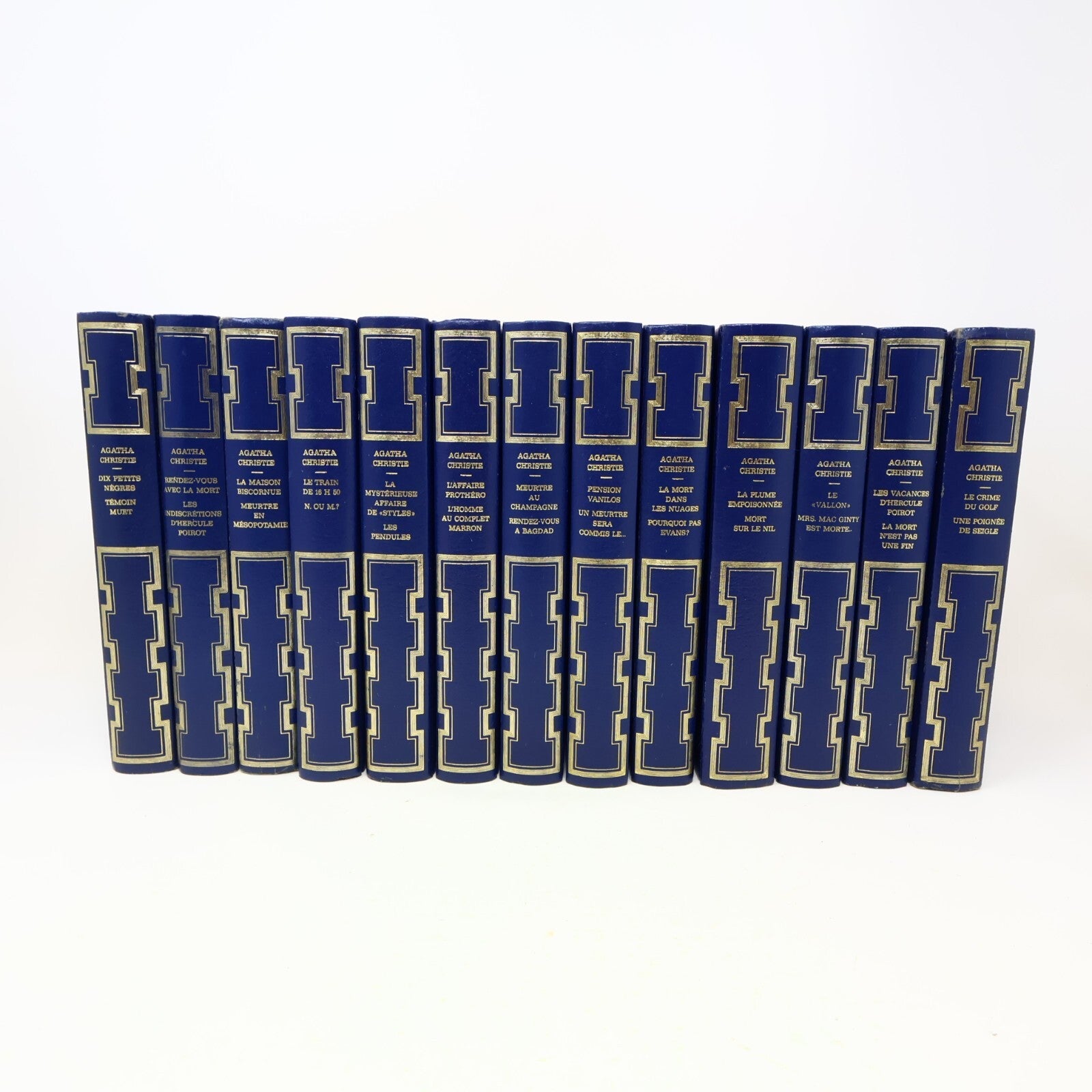 Agatha Christie Oeuvres Complètes Lot 13 Livres Edito-Service Français 70s HC