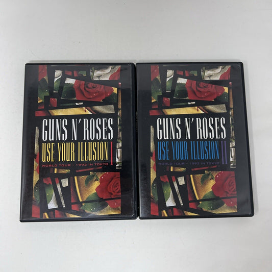 Use Your Illusion 1 & 2 World Tour 1992 in Tokyo by Guns N' Roses DVD Lot Tested