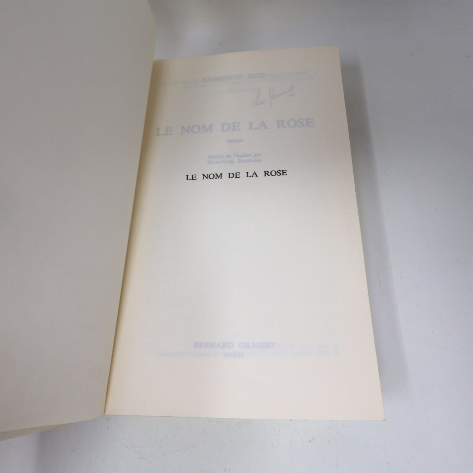 Umberto Eco Le Nom de la Rose Baudolino Pendule de Foucault Lot 4 Livres Roman