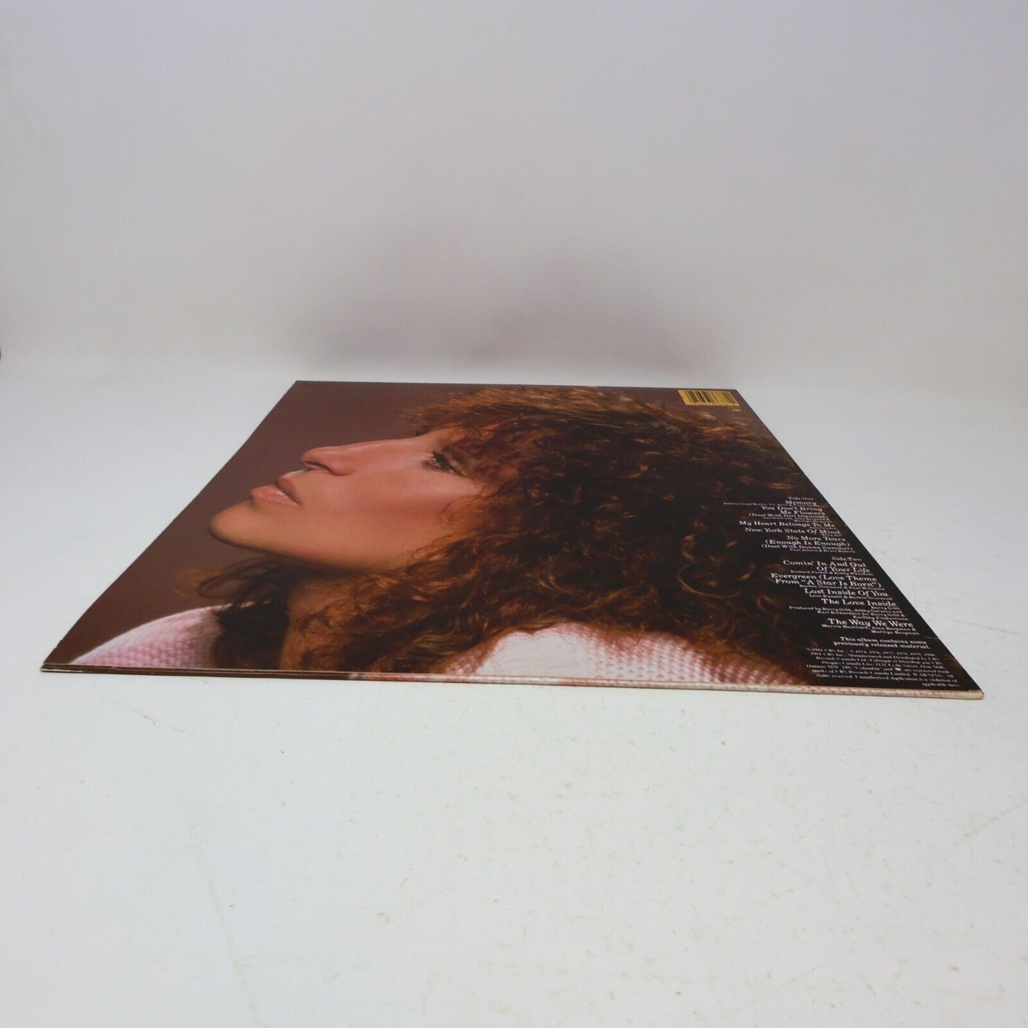 Barbra Streisand Memories LP Record Vinyl 1981 Columbia TC 37678 Canada Memory