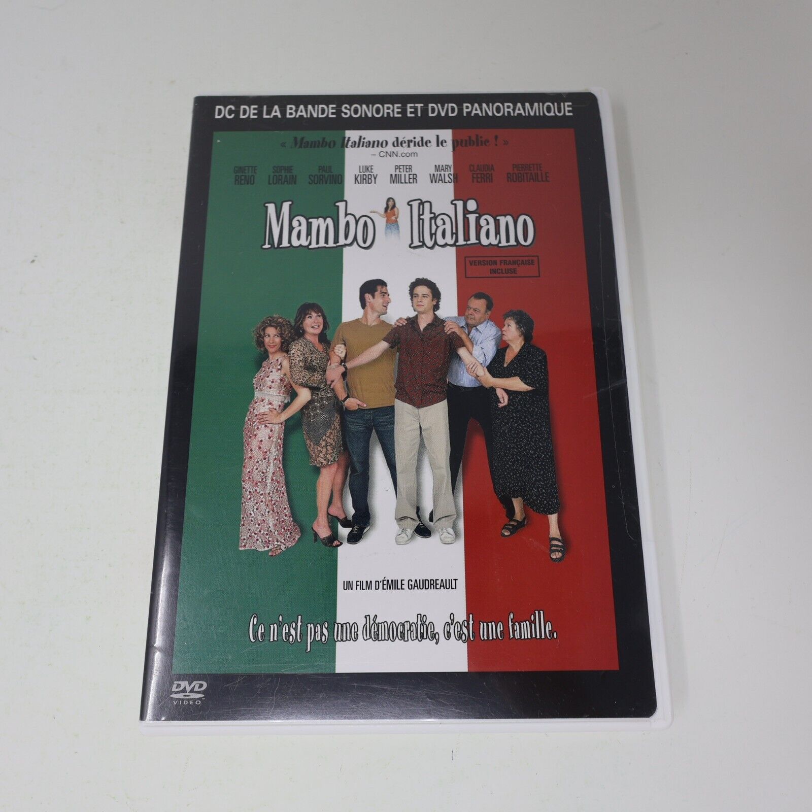 Mambo Italiano DVD & CD Film Ginette Reno Sophie Lorrain Testé Français English