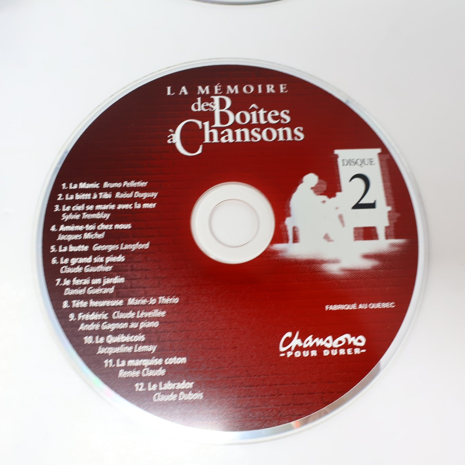 La Mémoire des Boîtes à Chansons CD Ferland/Vigneault/Lecor/Dubois/Duguay/Claude