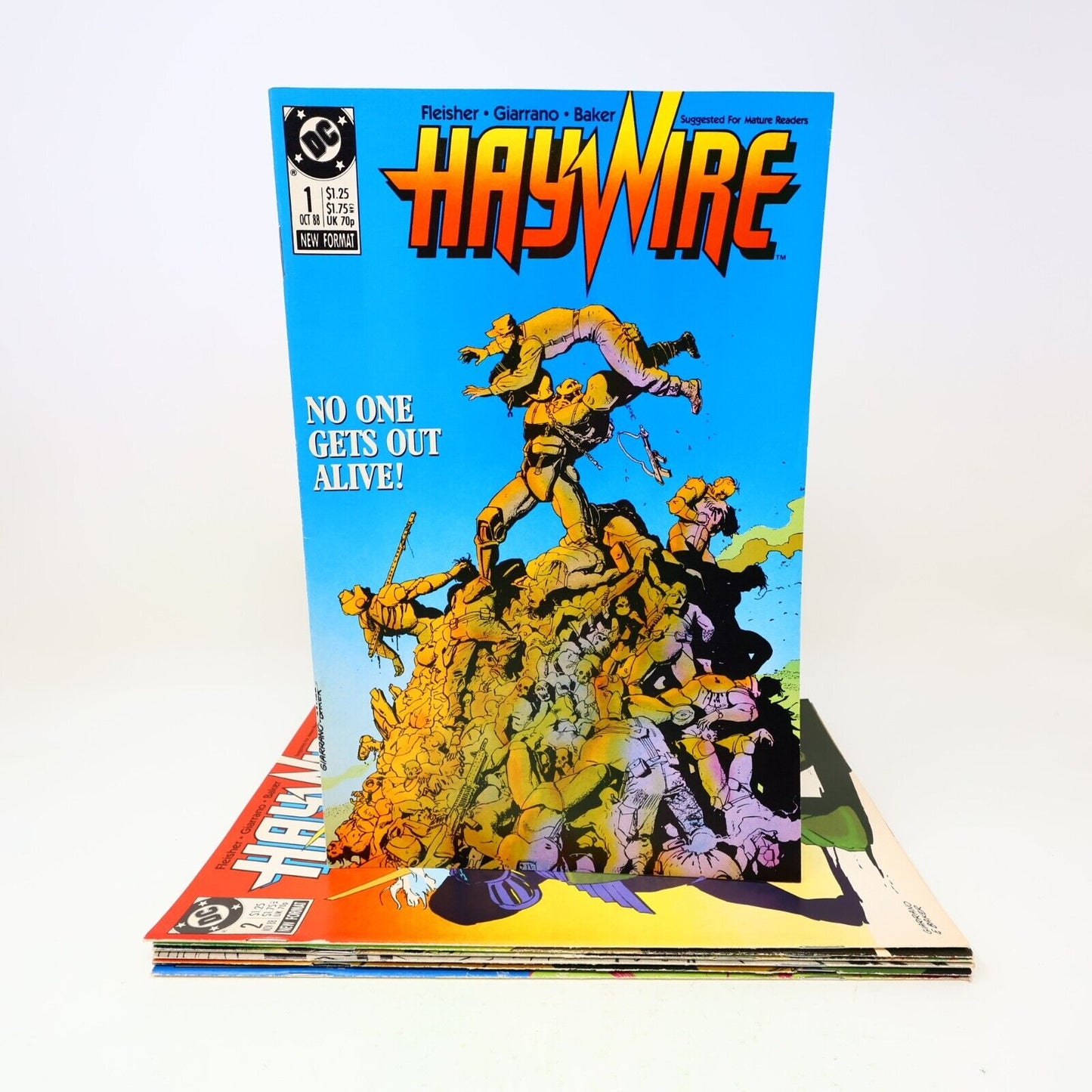 Lot 7 Comics HayWire #1-5, 7-8 Michael Fleisher/Vince Guarrano/Marzan 1980s
