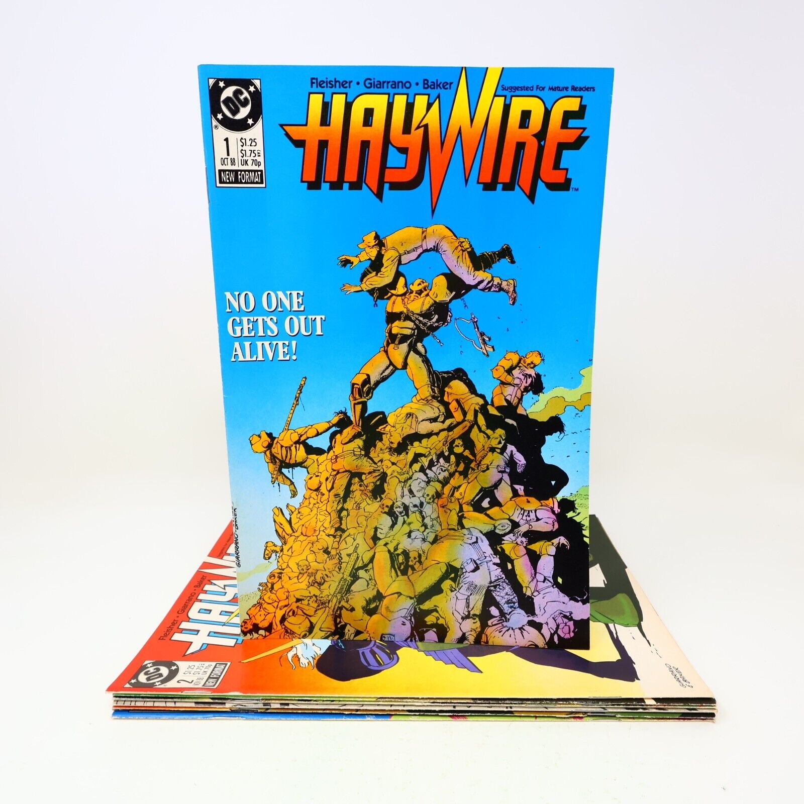 Lot 7 Comics HayWire #1-5, 7-8 Michael Fleisher/Vince Guarrano/Marzan 1980s