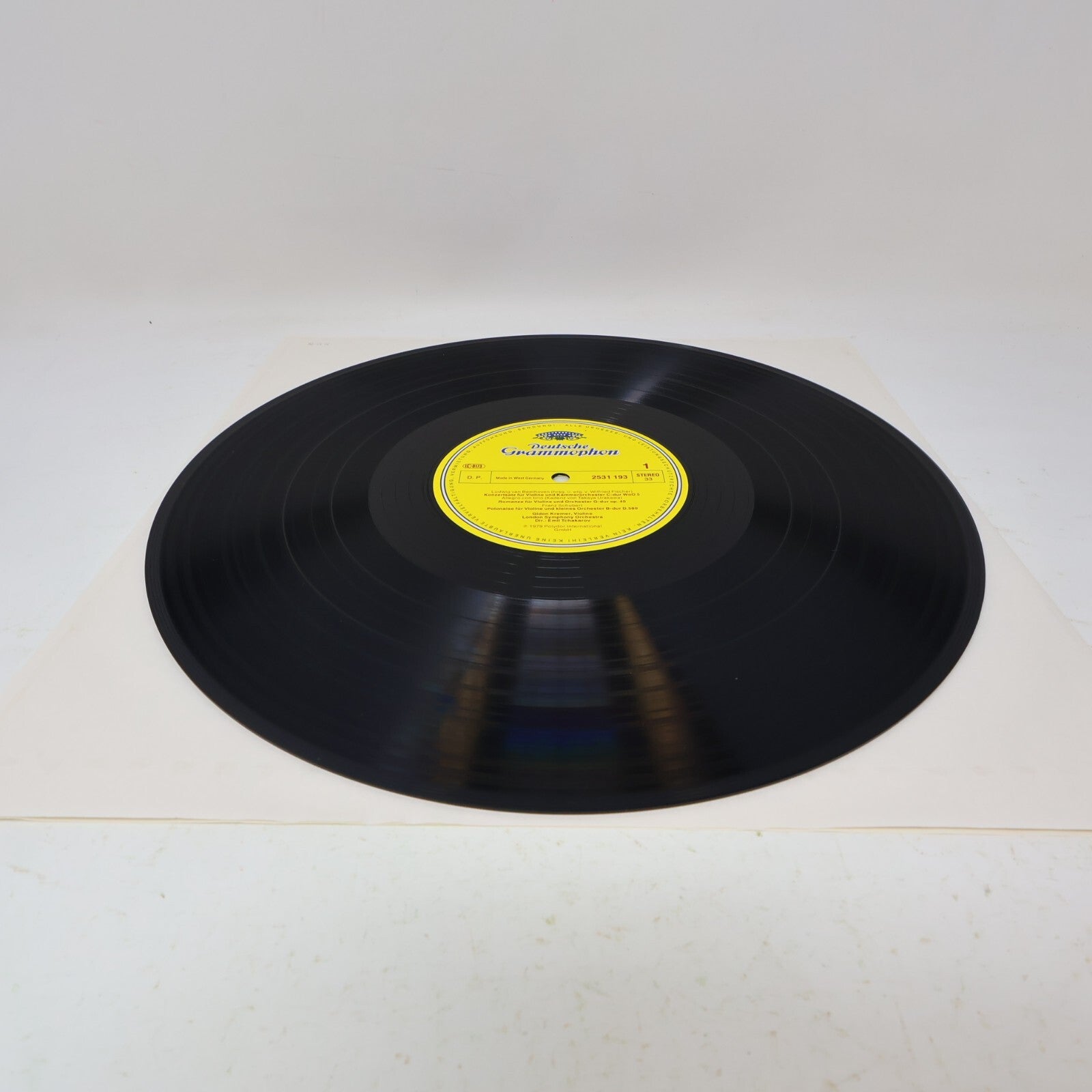 Gidon Kremer Musik Für Violine & Orchester Beethoven / Schubert Record  2531 193