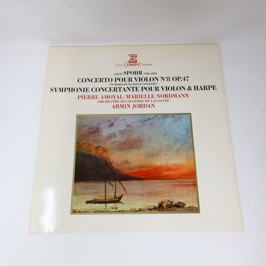 Spohr Pierre Amoyal Marielle Nordmann Concerto Violon Harpe #8 Record STU 71318
